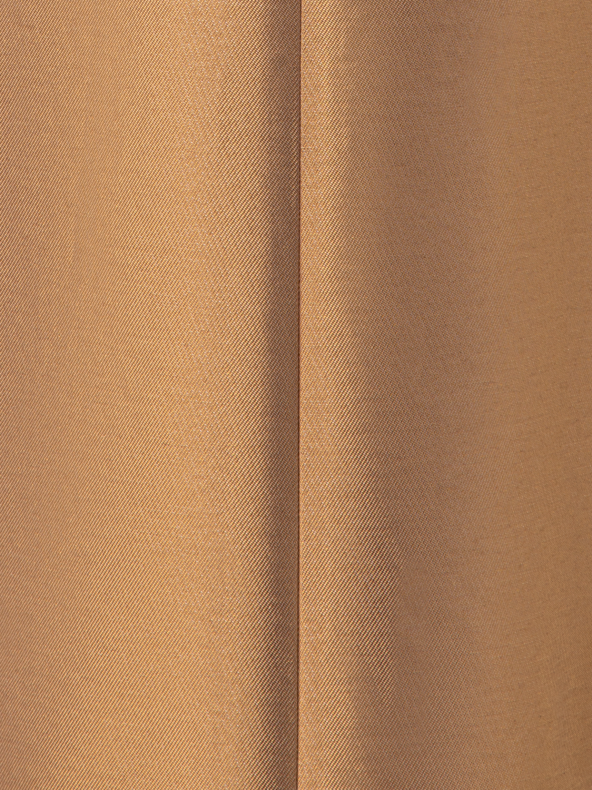 Designer Weite Hose aus Baumwolle und goldenem Lurex - Gold