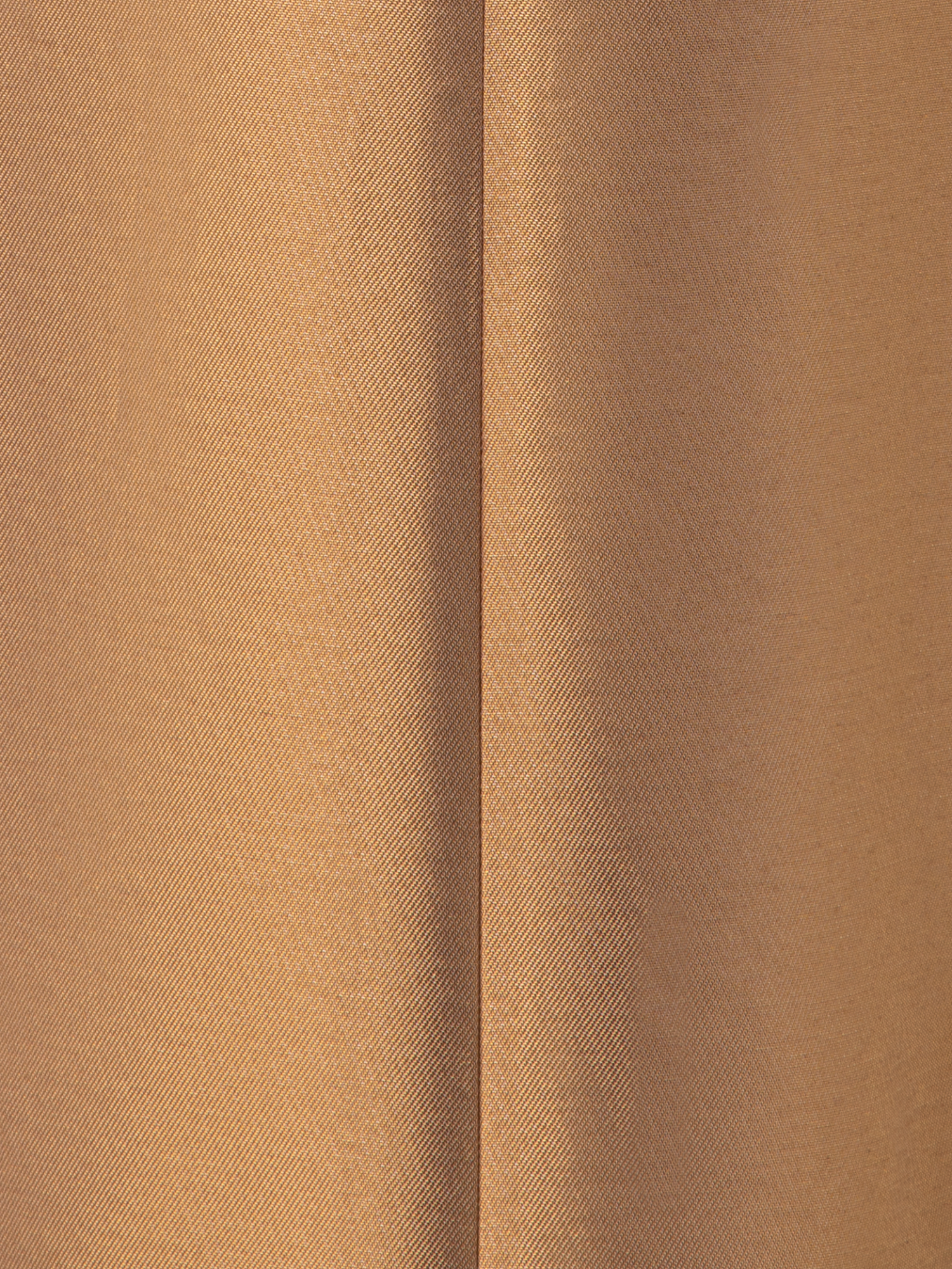 Designer Weite Hose aus Baumwolle und goldenem Lurex - Gold