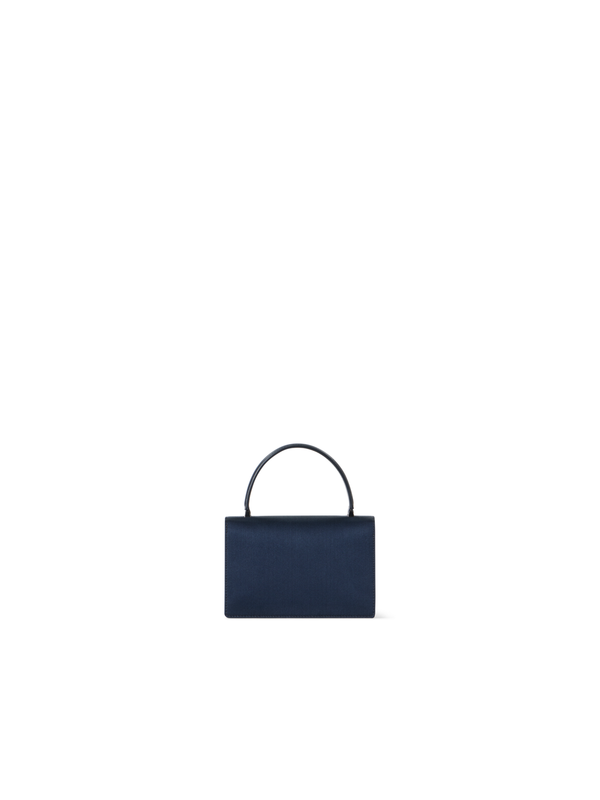 Designer Alice Mini Henkeltasche aus Satin - Dunkelblau