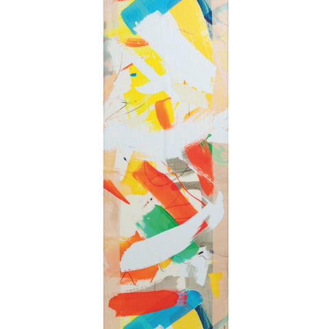 Cashmere Silk Scarf with Stroke on Paper Print