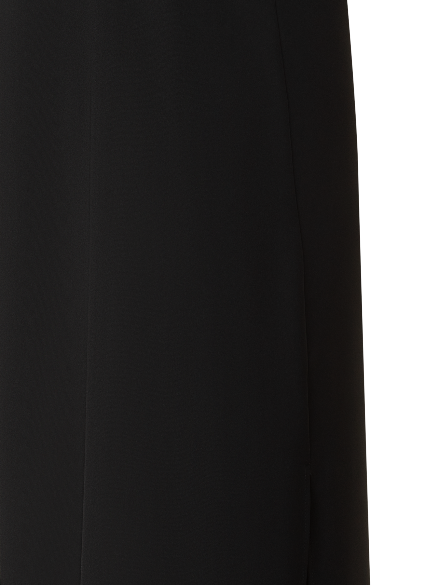 Designer Laser-Cut-Midikleid mit Off-Shoulder-Drapierung - Schwarz