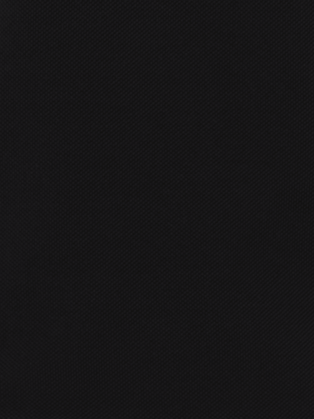 Designer Baumwoll-Poloshirt - Schwarz