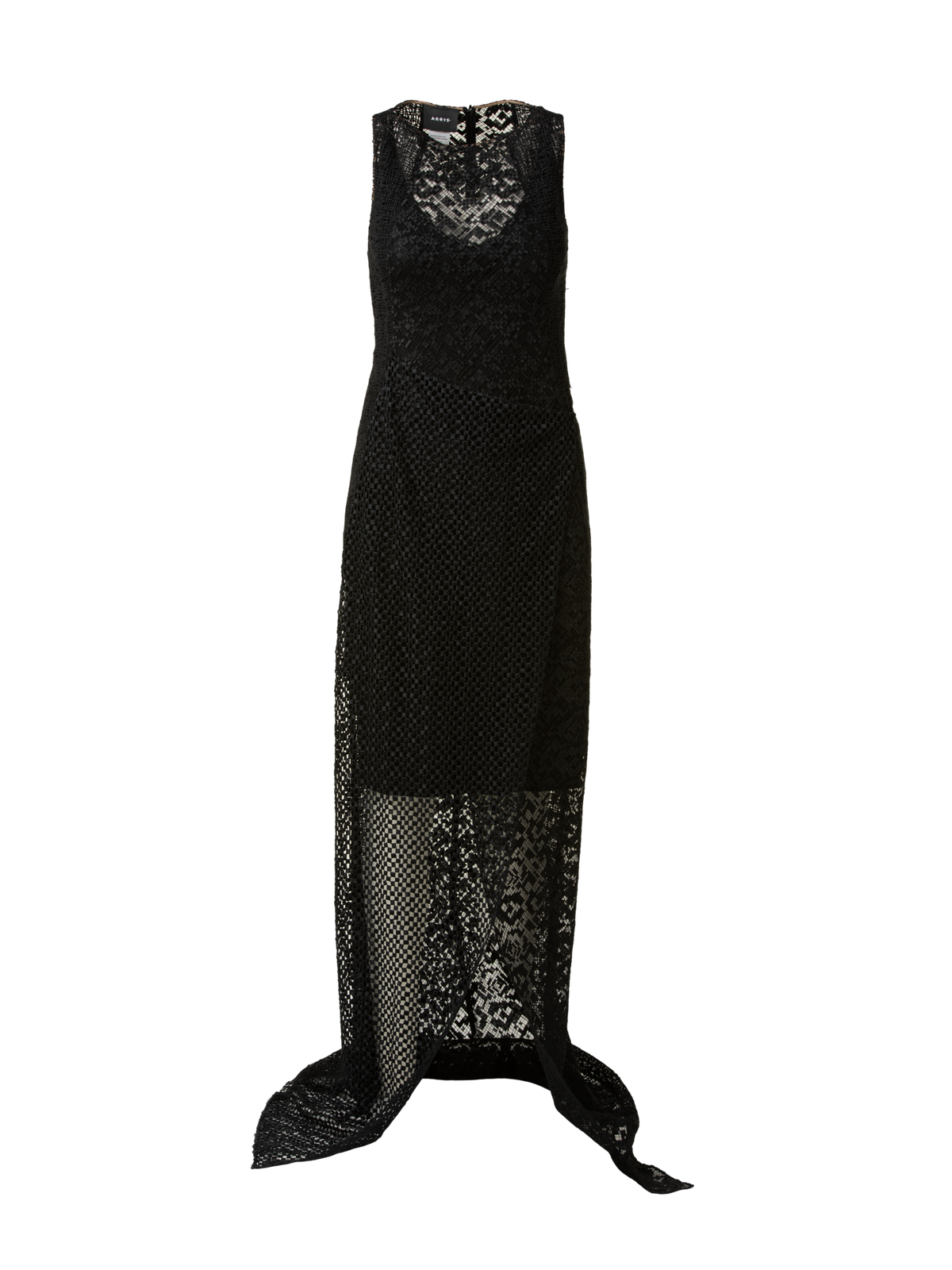 Designer Techno Stickerei Patchwork Schürzenkleid