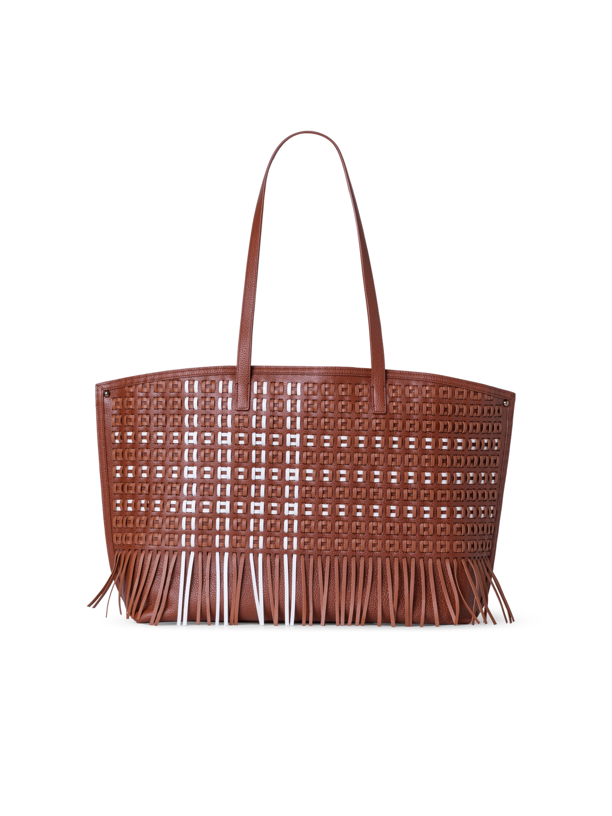 Designer Ai Medium Shoulder Tote - Braun - Bunt