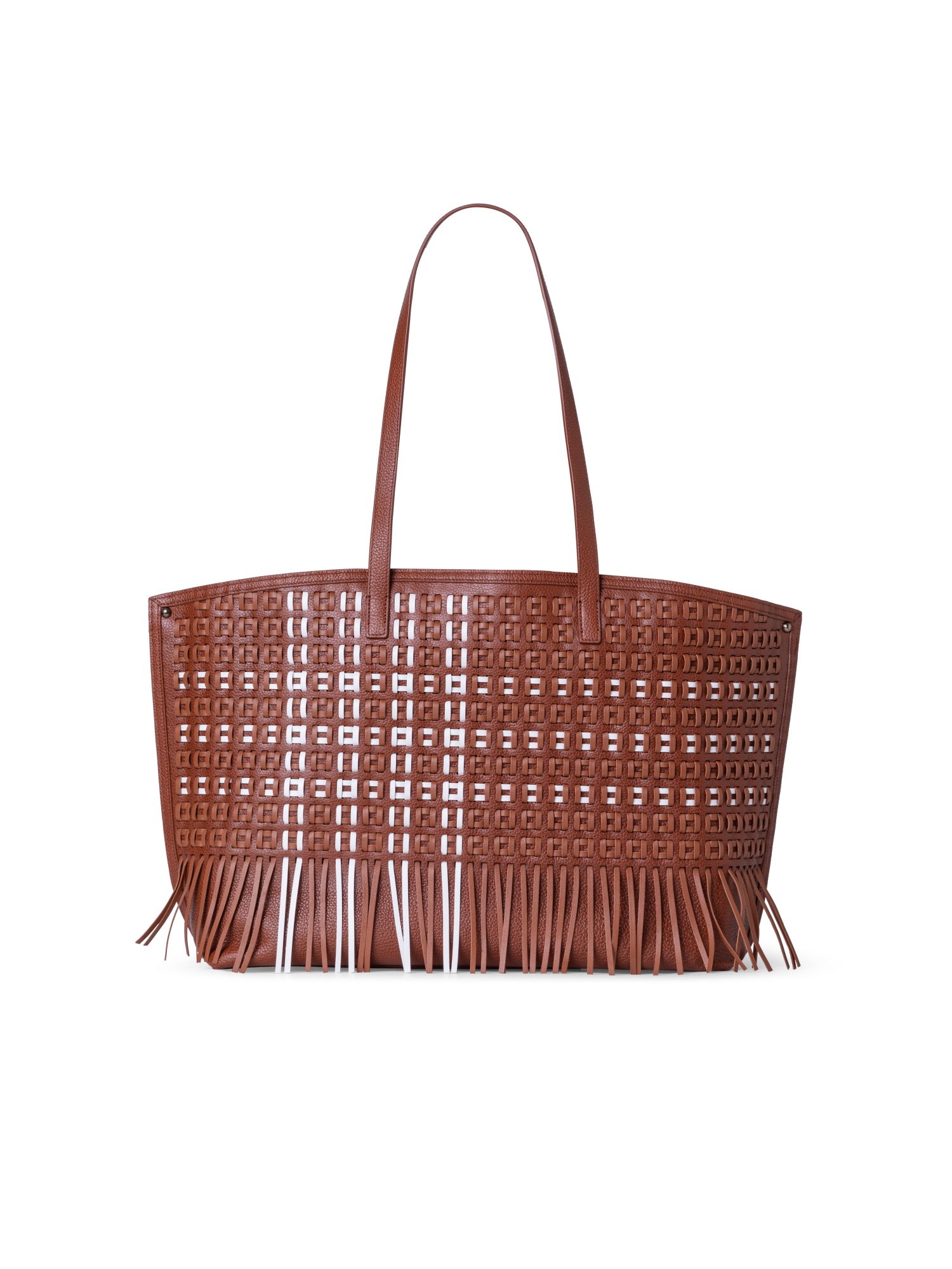 Designer Ai Medium Shoulder Tote - Braun - Bunt