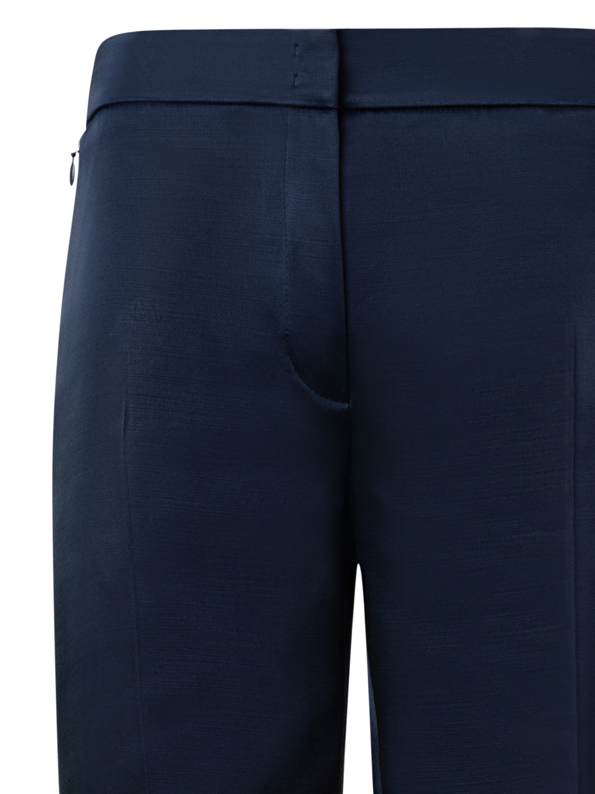 Designer Gerade Hose aus Woll-Satin