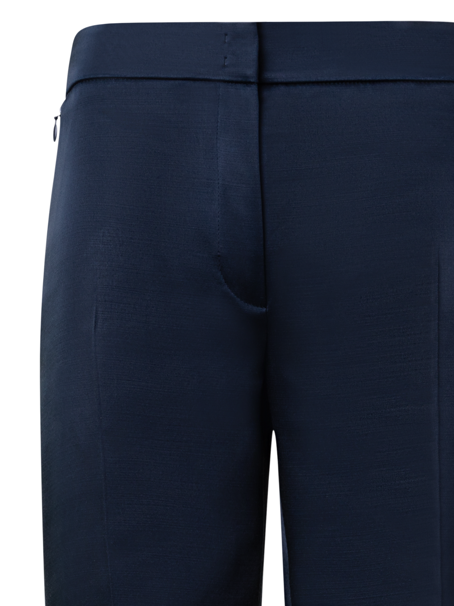 Designer Gerade Hose aus Woll-Satin