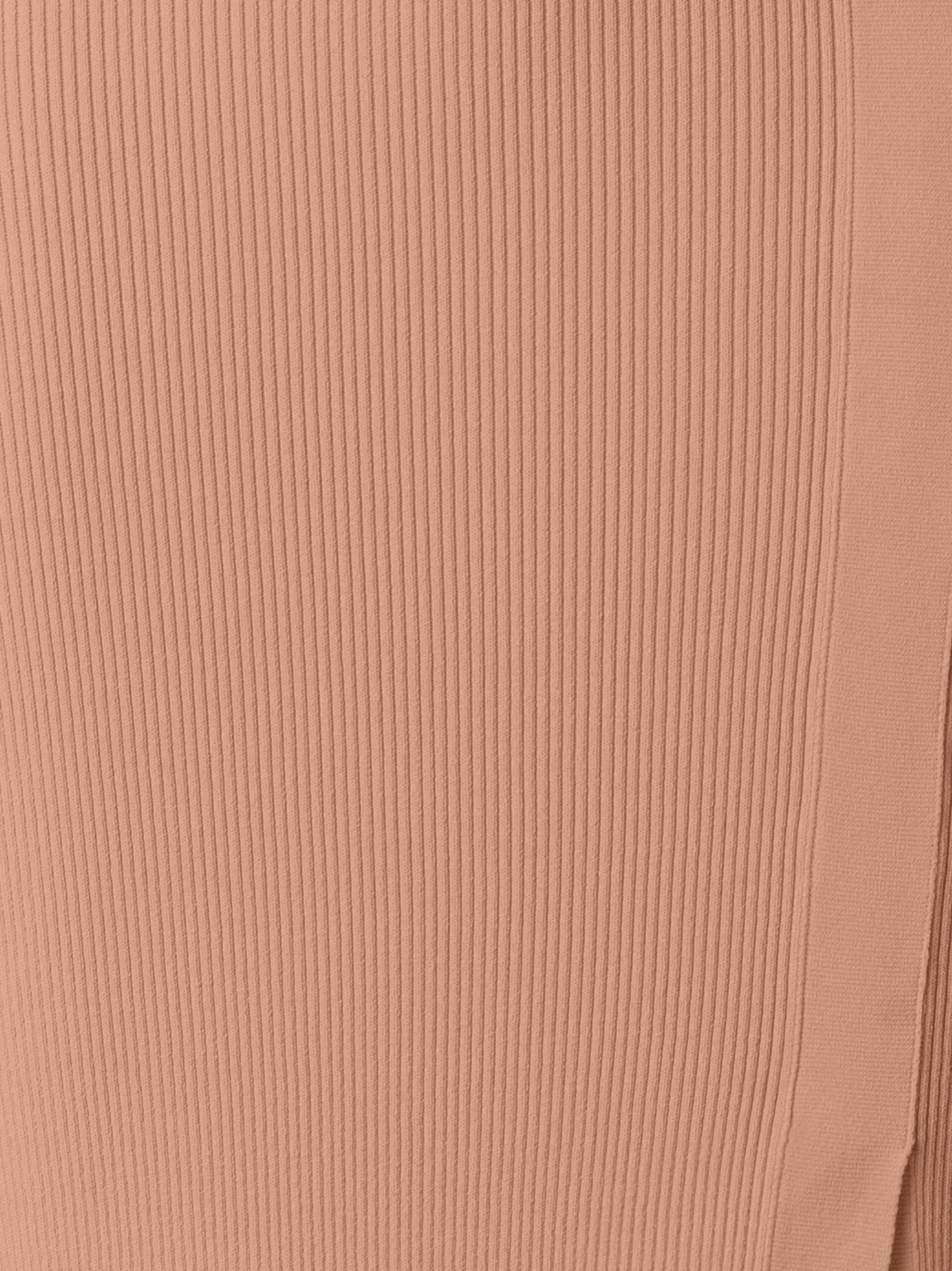 Designer Tailliertes Strickkleid mit Seitenschlitz - Beige