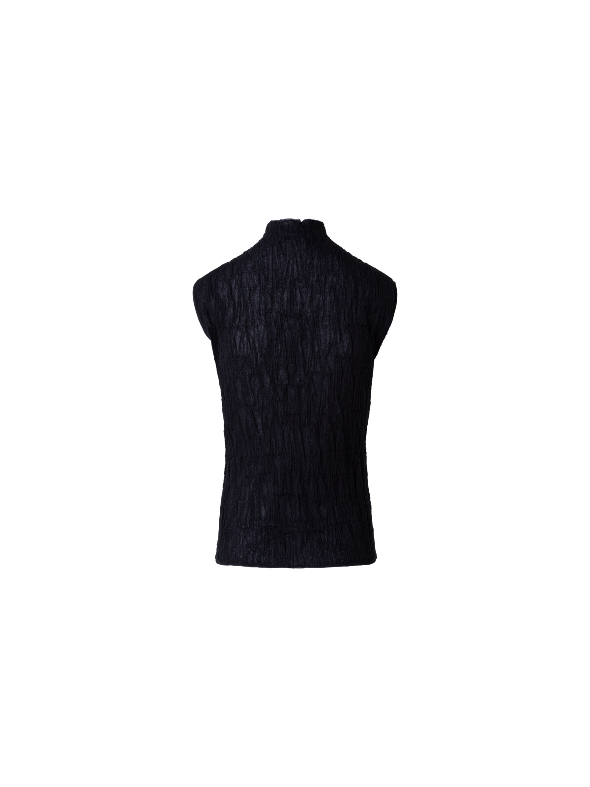 Designer Asagao 3D-Jacquard Strickoberteil - Schwarz