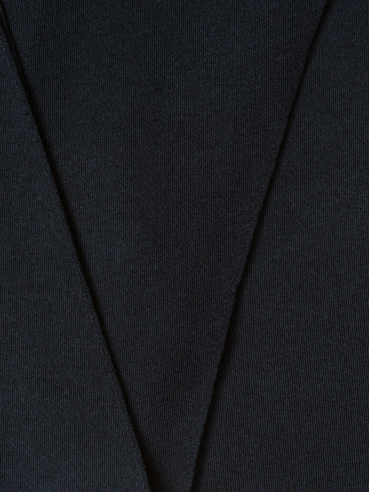 Designer Trapezförmiger Schal aus Kaschmir und Seide - Dunkelblau - Blau