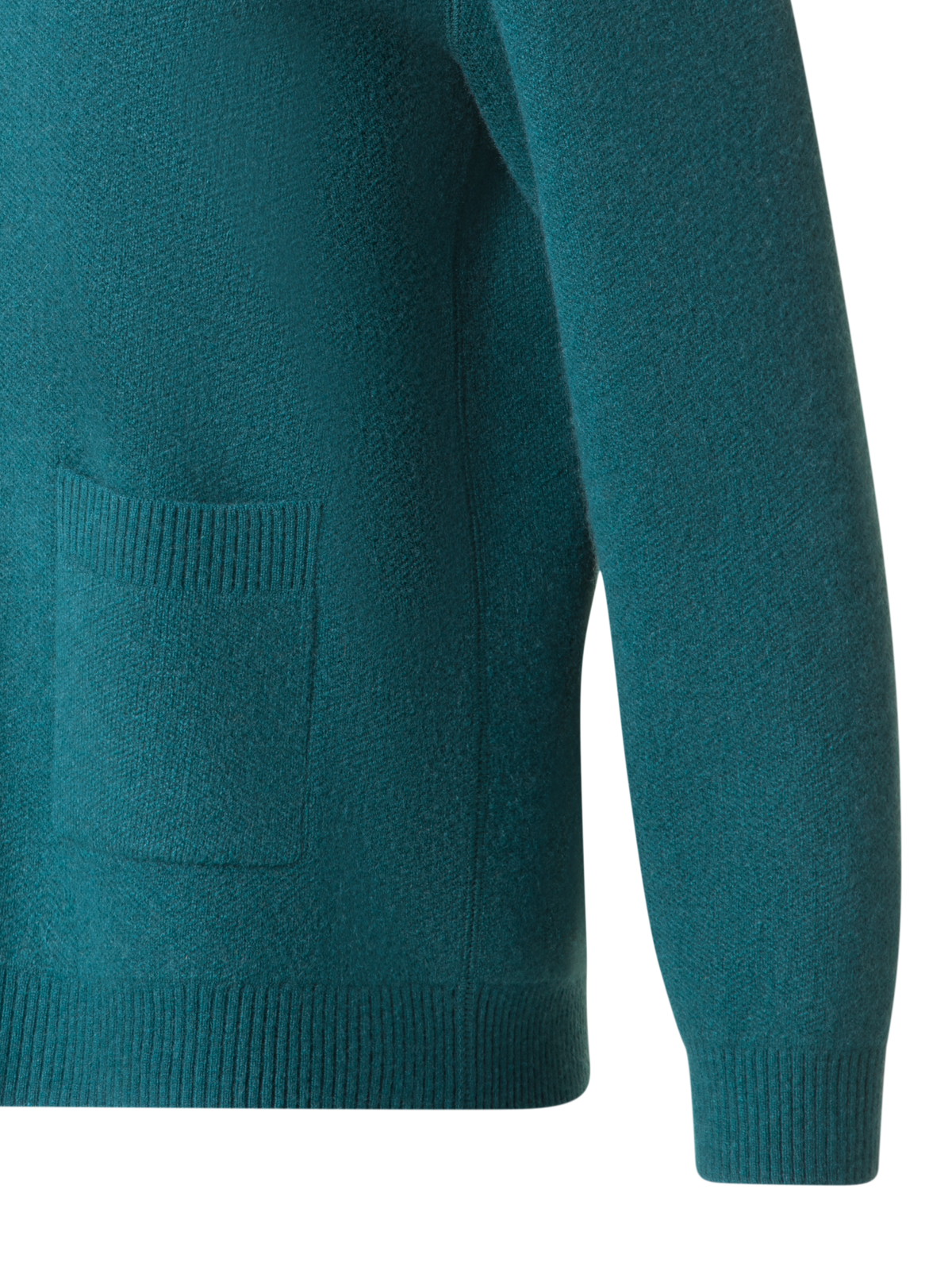 Designer Relaxed Cardigan aus reinem Kaschmir - Grün