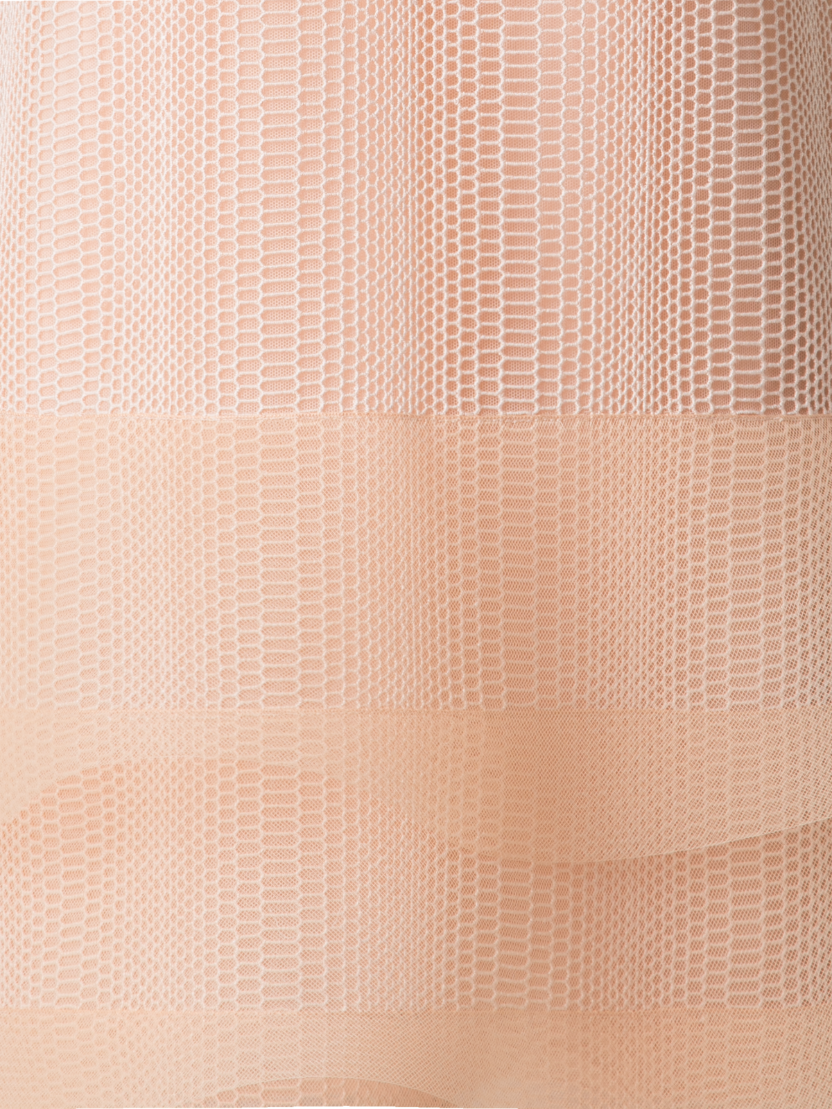 Designer Allover Stickerei-Cocktailkleid mit Wellen - Beige