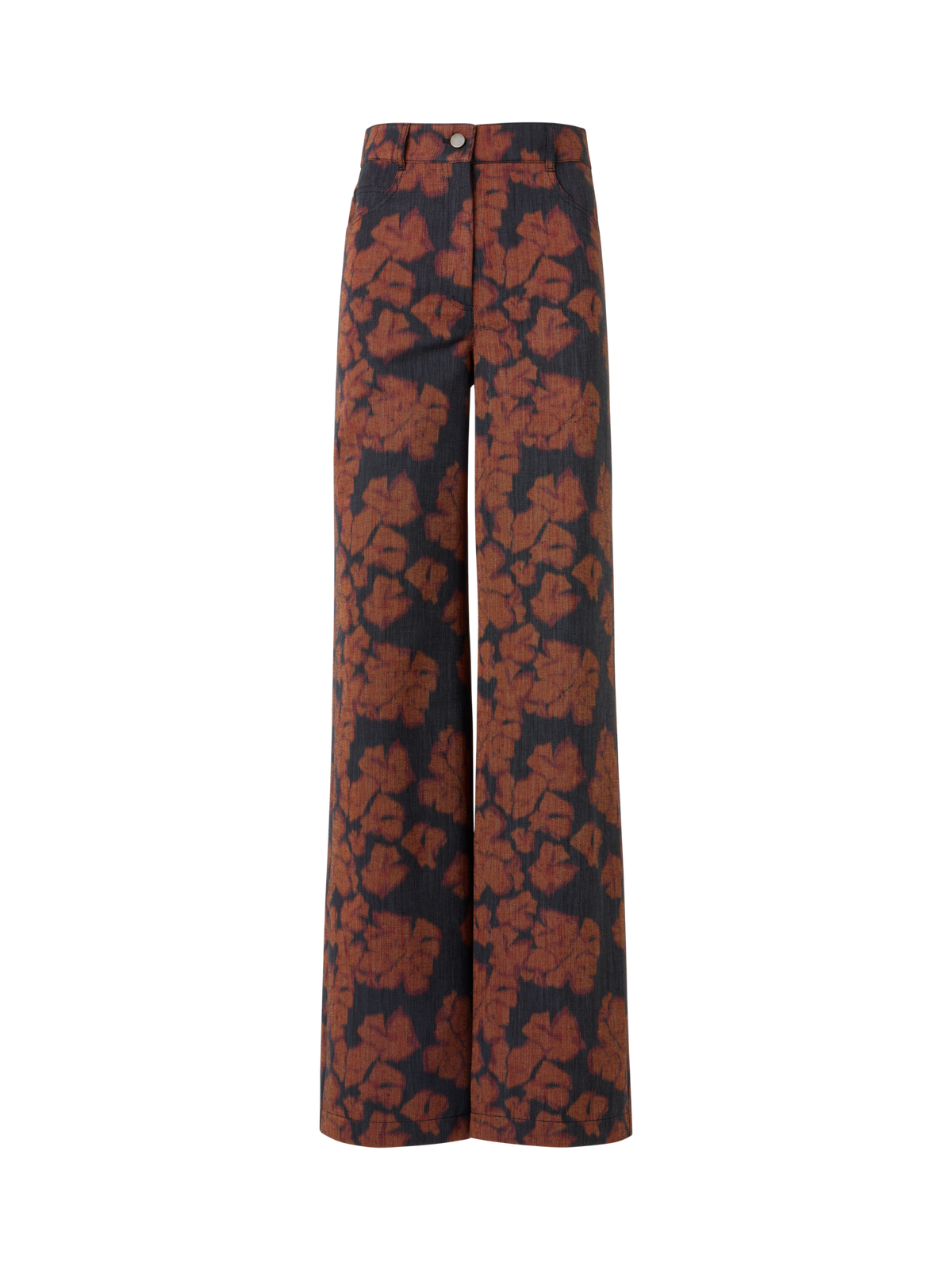 Designer Cooper Wide-Leg Hose aus Baumwoll-Canvas - Bunt