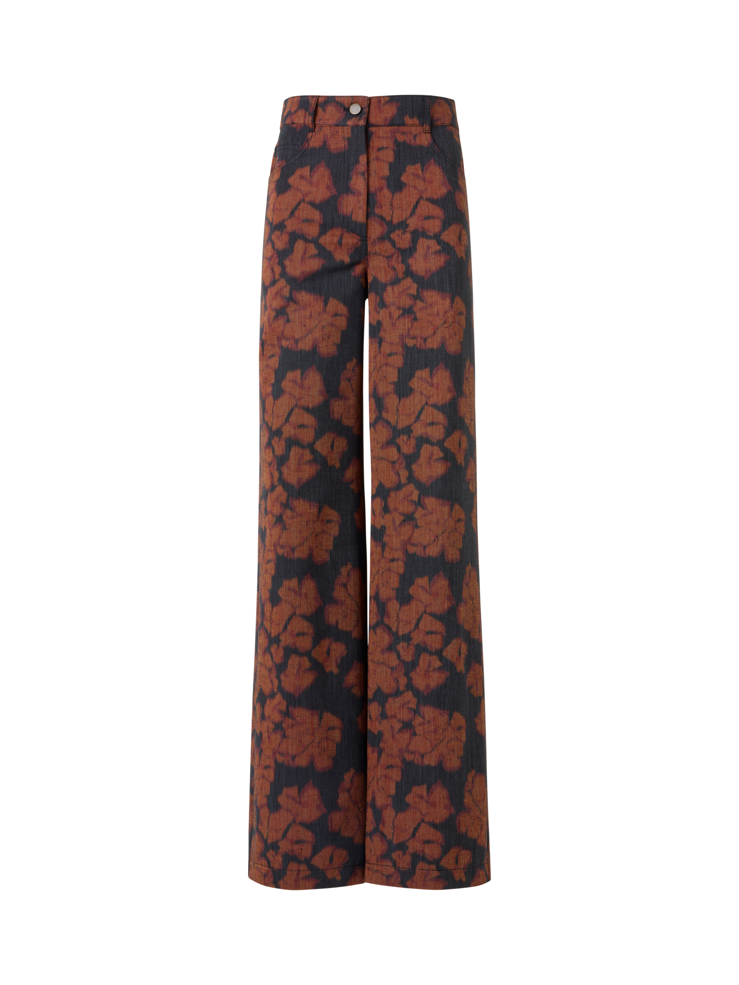 Designer Cooper Wide-Leg Hose aus Baumwoll-Canvas - Bunt