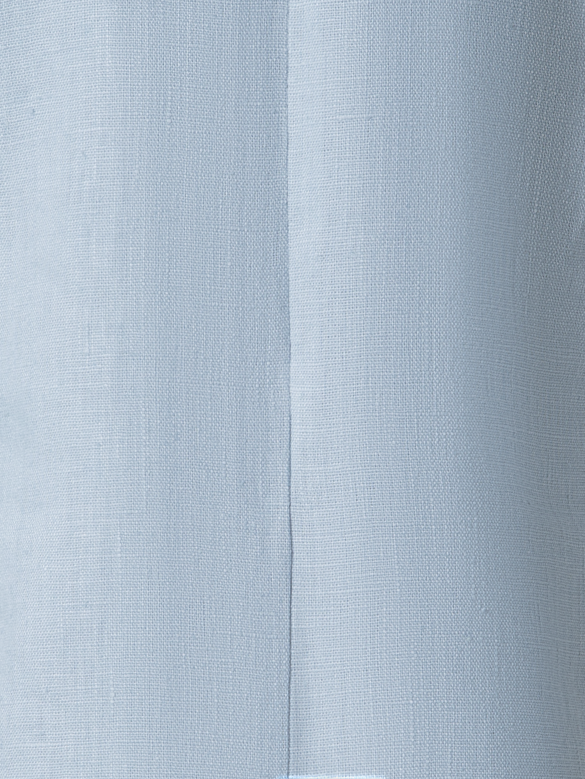 Designer Leinenbluse mit 3D Carnation Detail - Blau