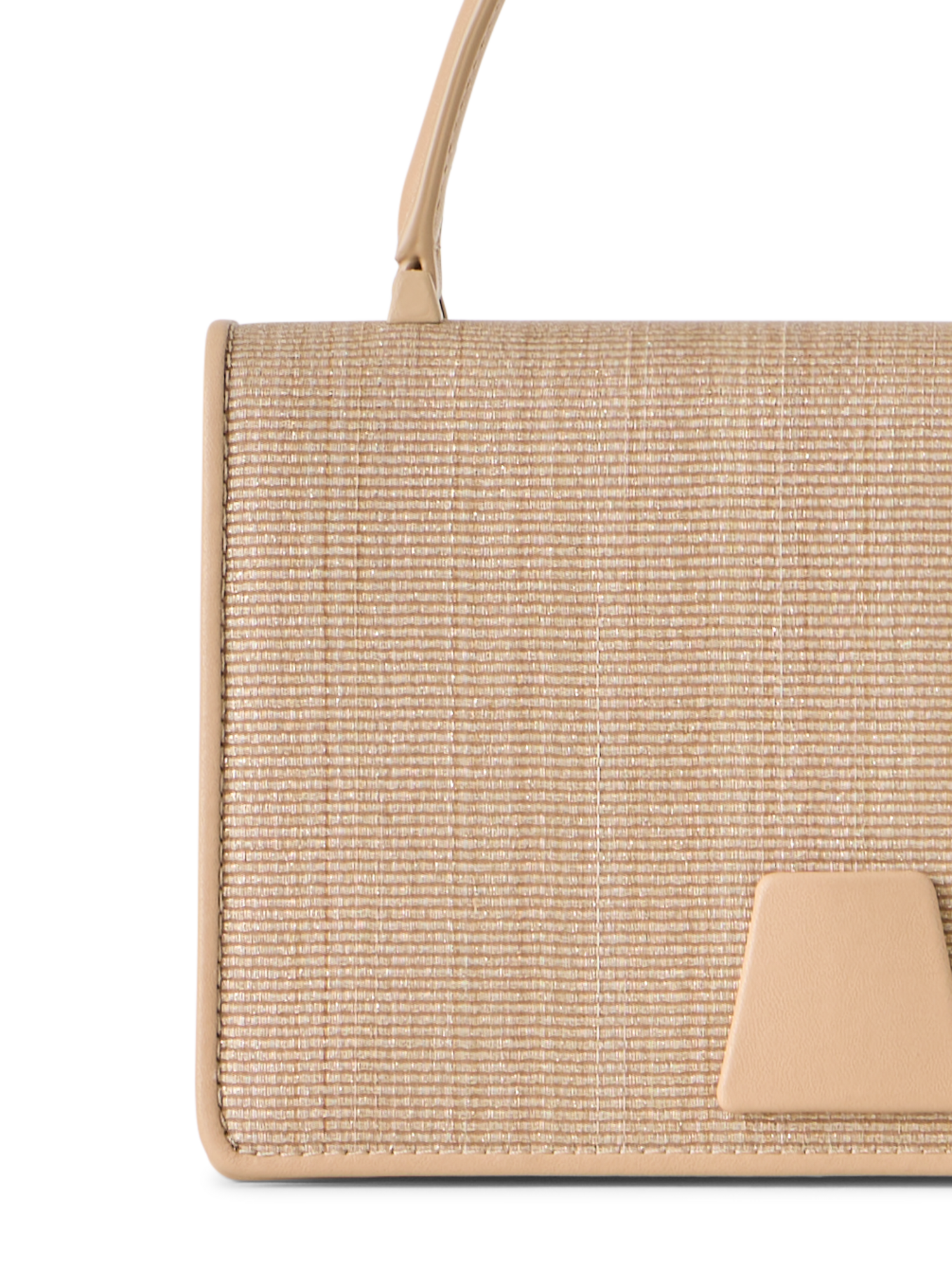 Designer Alice Mini Top Handle Bag - Beige
