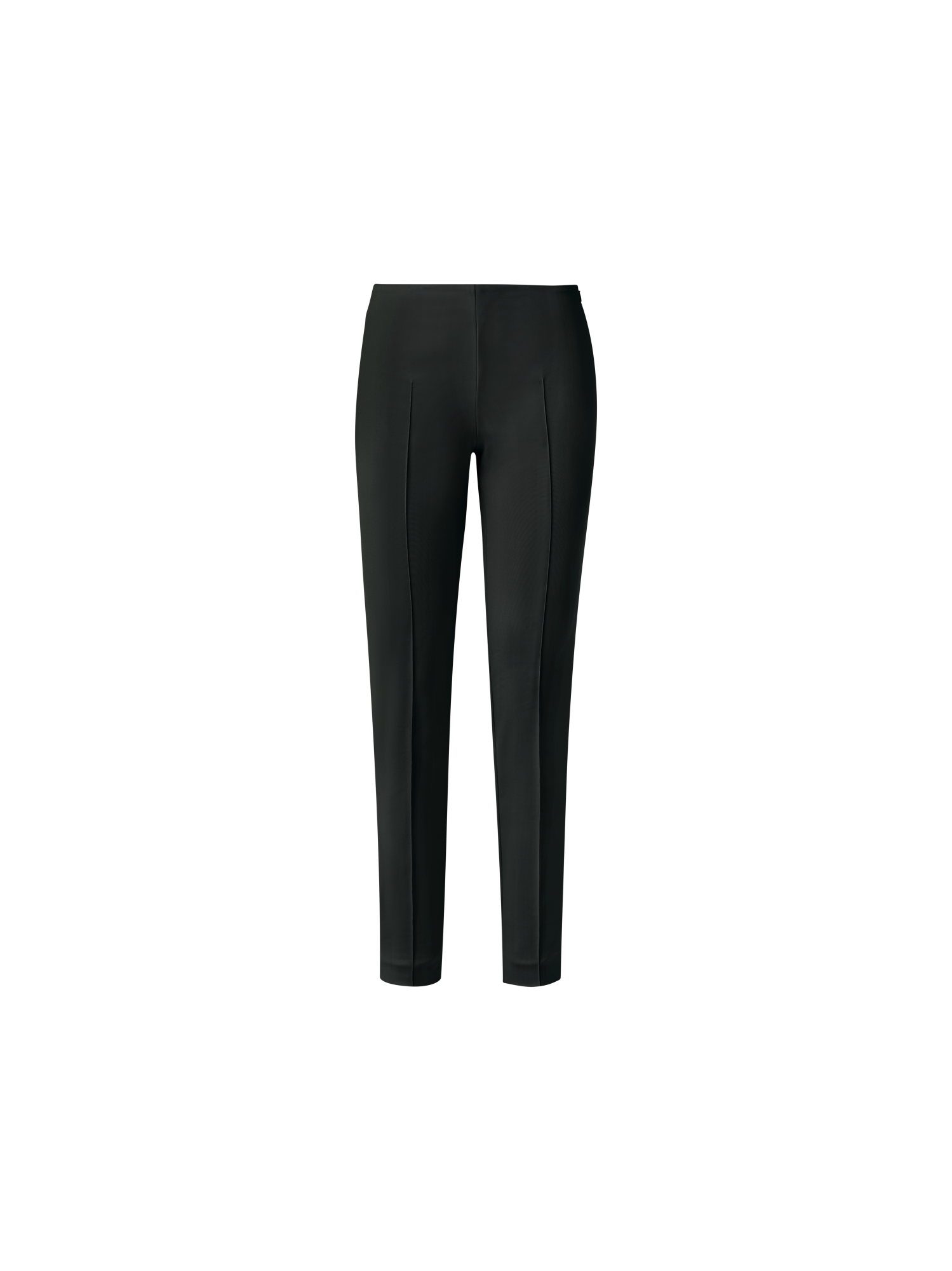 Designer Slim Hose aus Baumwoll-Techno-Stretch - Schwarz