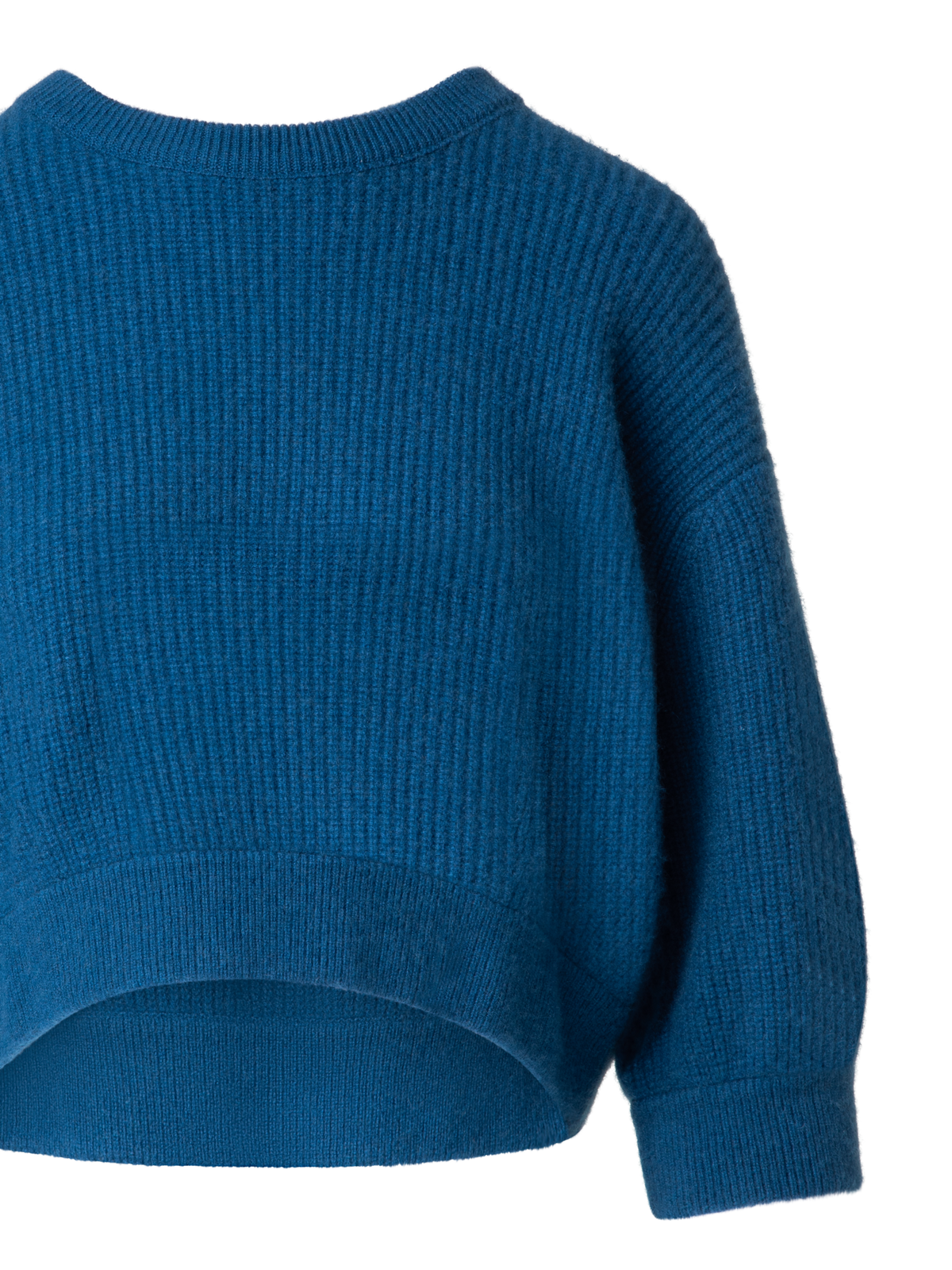 Designer Boxy Kaschmir-Strickpullover - Blau