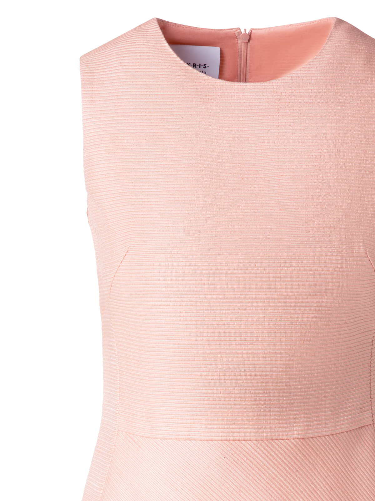 Designer Seiden-Cocktailkleid mit A-Linien-Rock - Orange