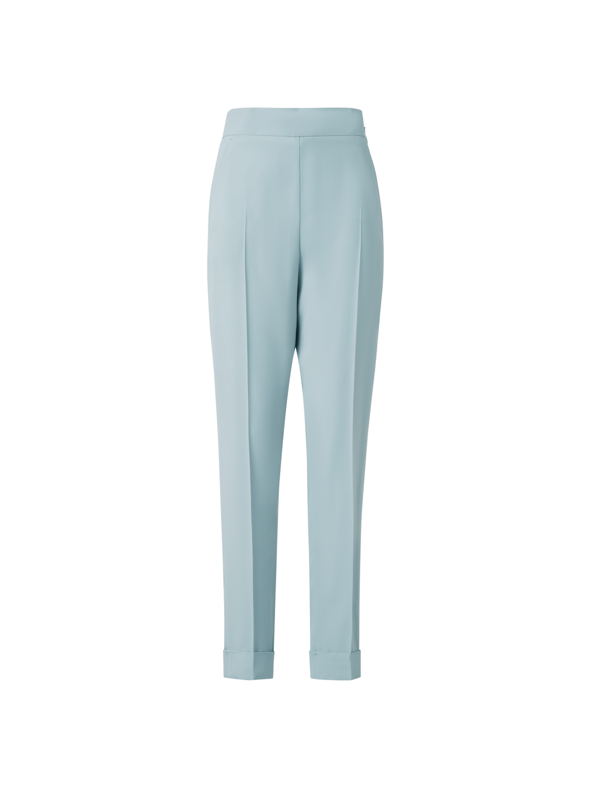 Designer Tapered Hose aus Crêpe - Blau