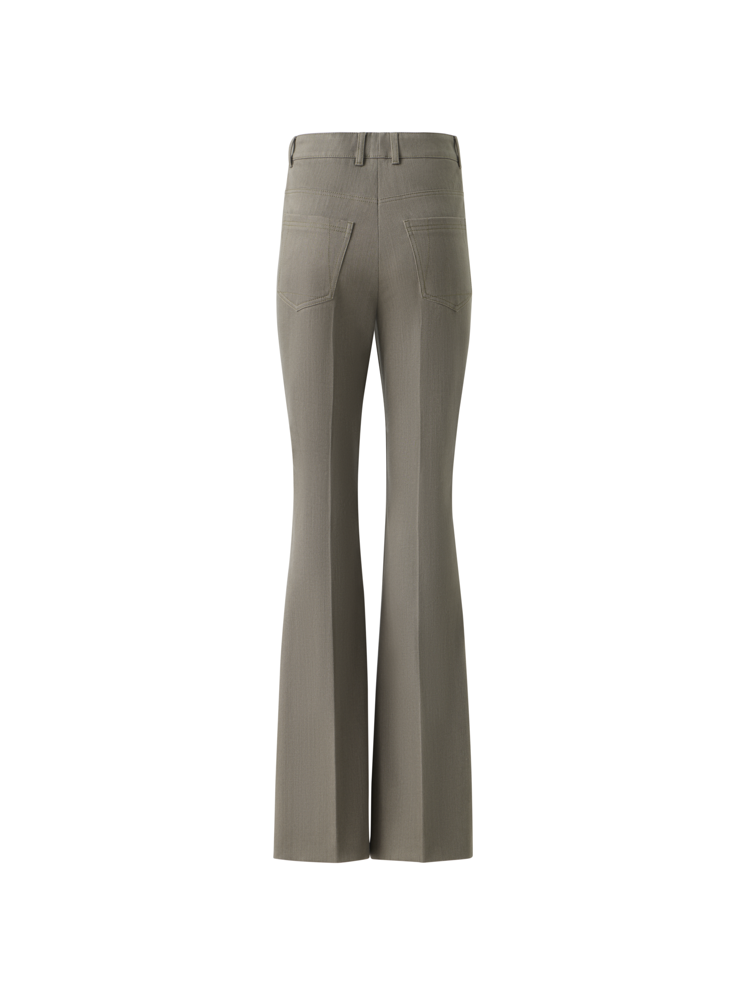 Designer Farid Bootcut-Hose aus Baumwolldenim - Beige