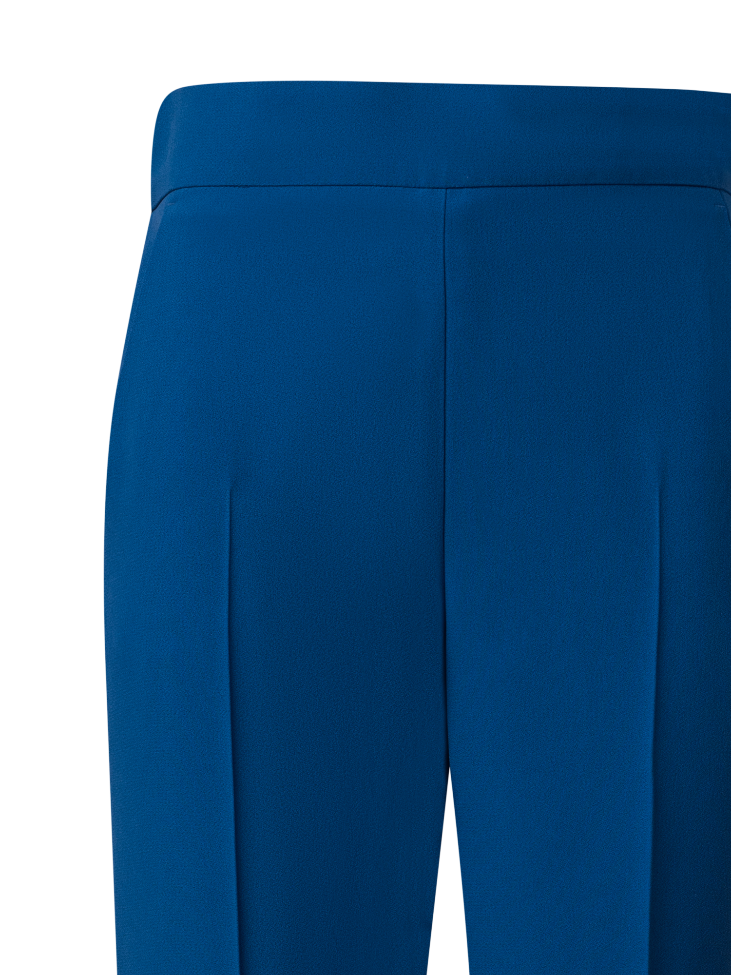 Designer Tapered Hose aus Crêpe - Blau