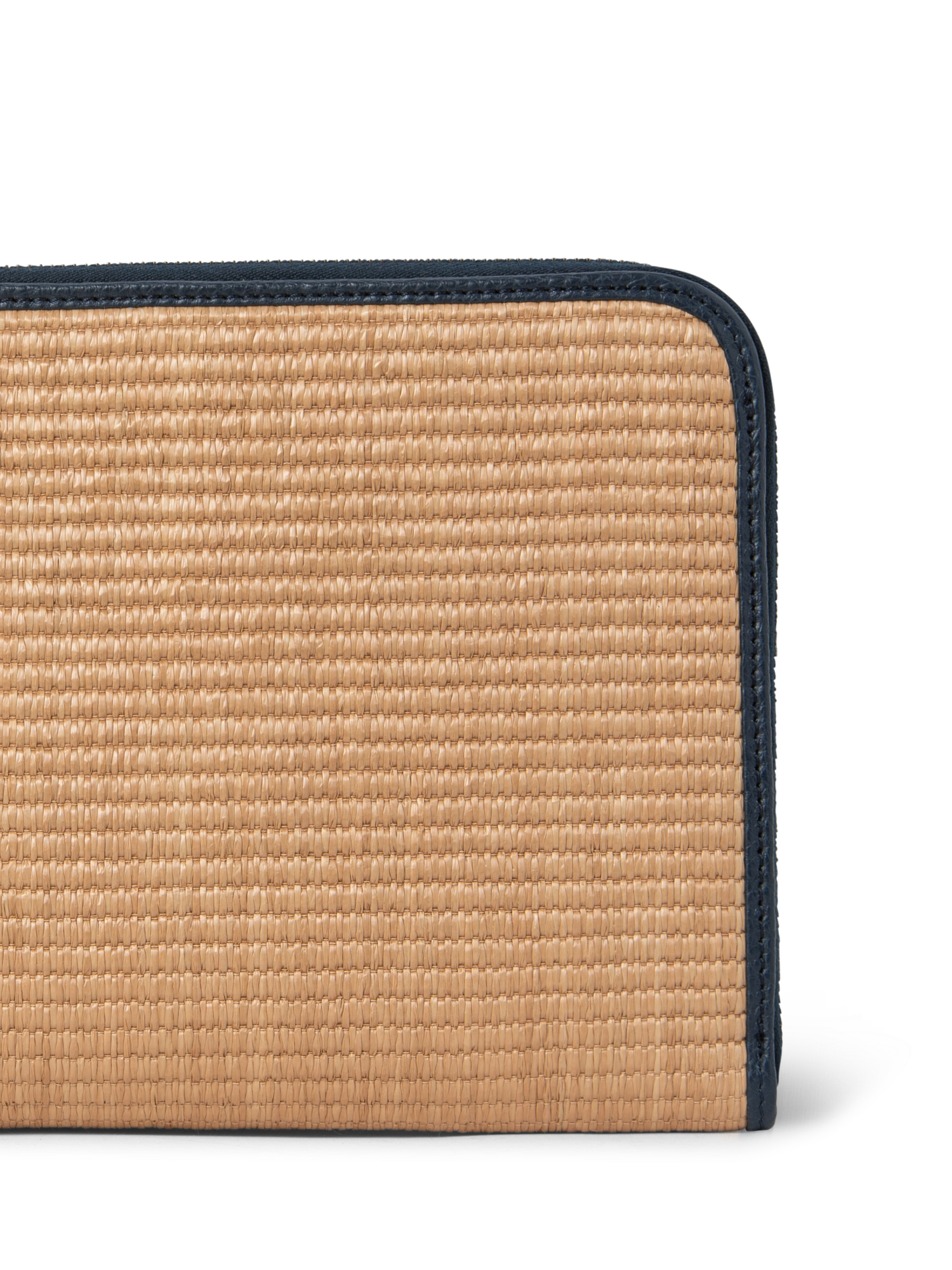 Designer Alexa Tassle Pouch - Dunkelblau - Blau - Bunt - Beige