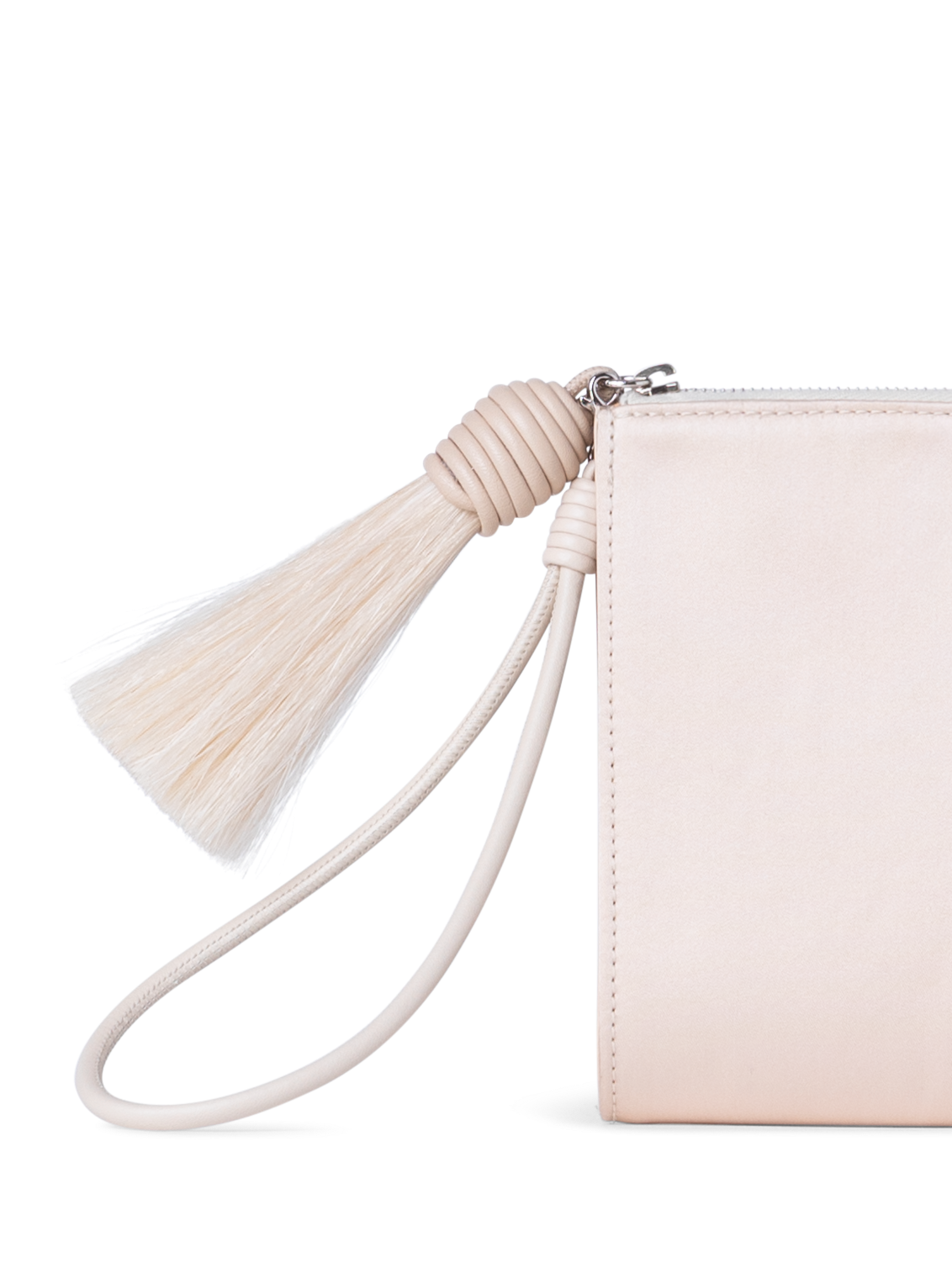 Designer Alexa Tassle Pouch - Rosa