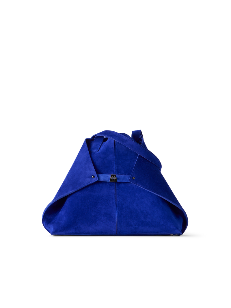 Designer Ai Medium Shoulder Tote Bag - Blau
