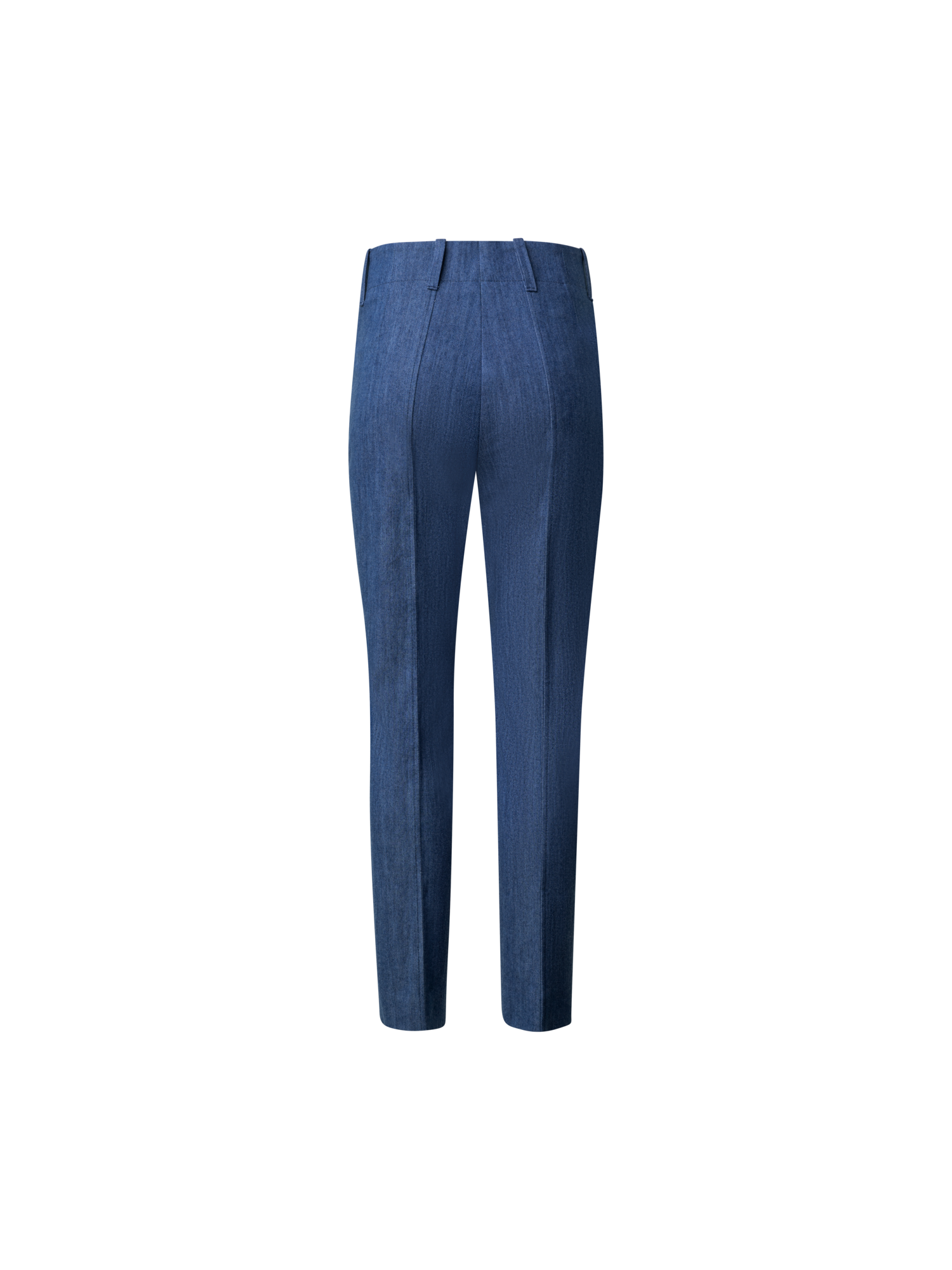 Designer Slim Hose aus Baumwoll-Stretch-Denim - Blau