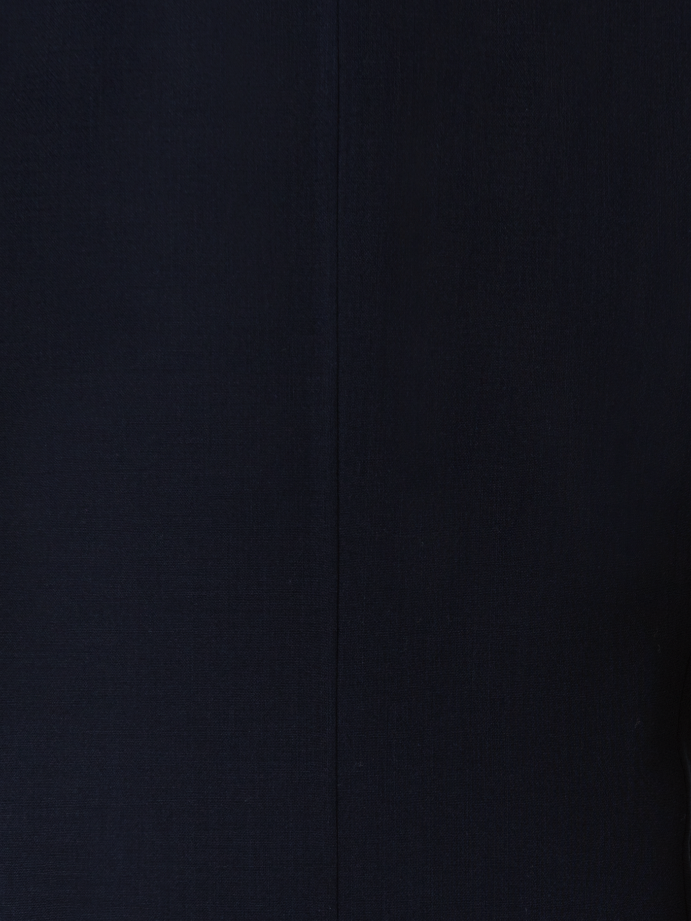 Designer Woll-Doubleface-Blazer mit Leder-Kragen - Dunkelblau - Blau