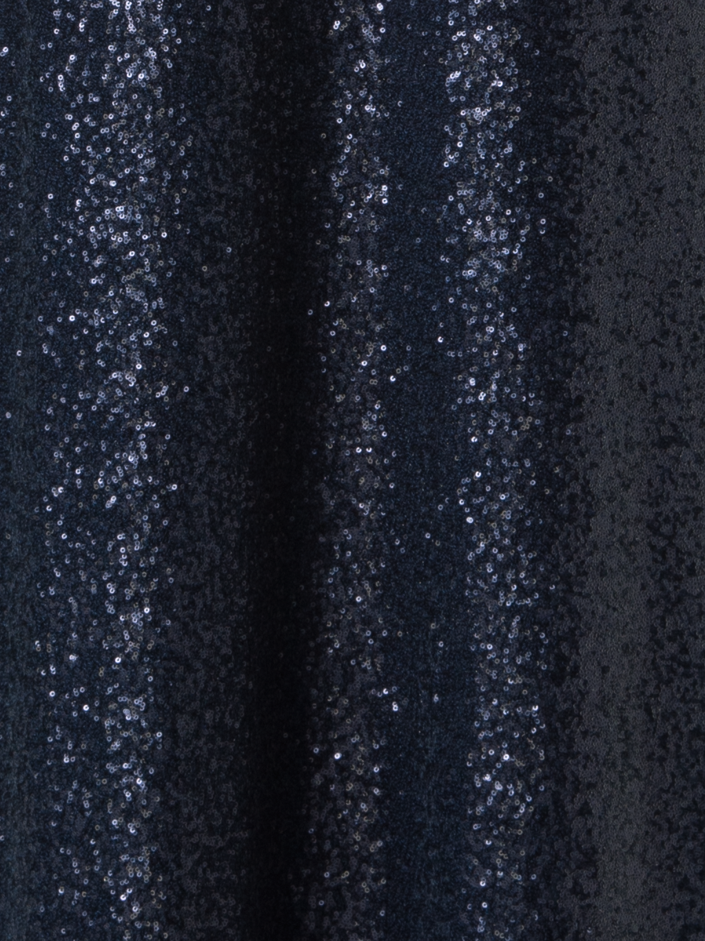 Designer Langes Pailletten-Abendkleid mit kurzen Ärmeln - Dunkelblau - Blau