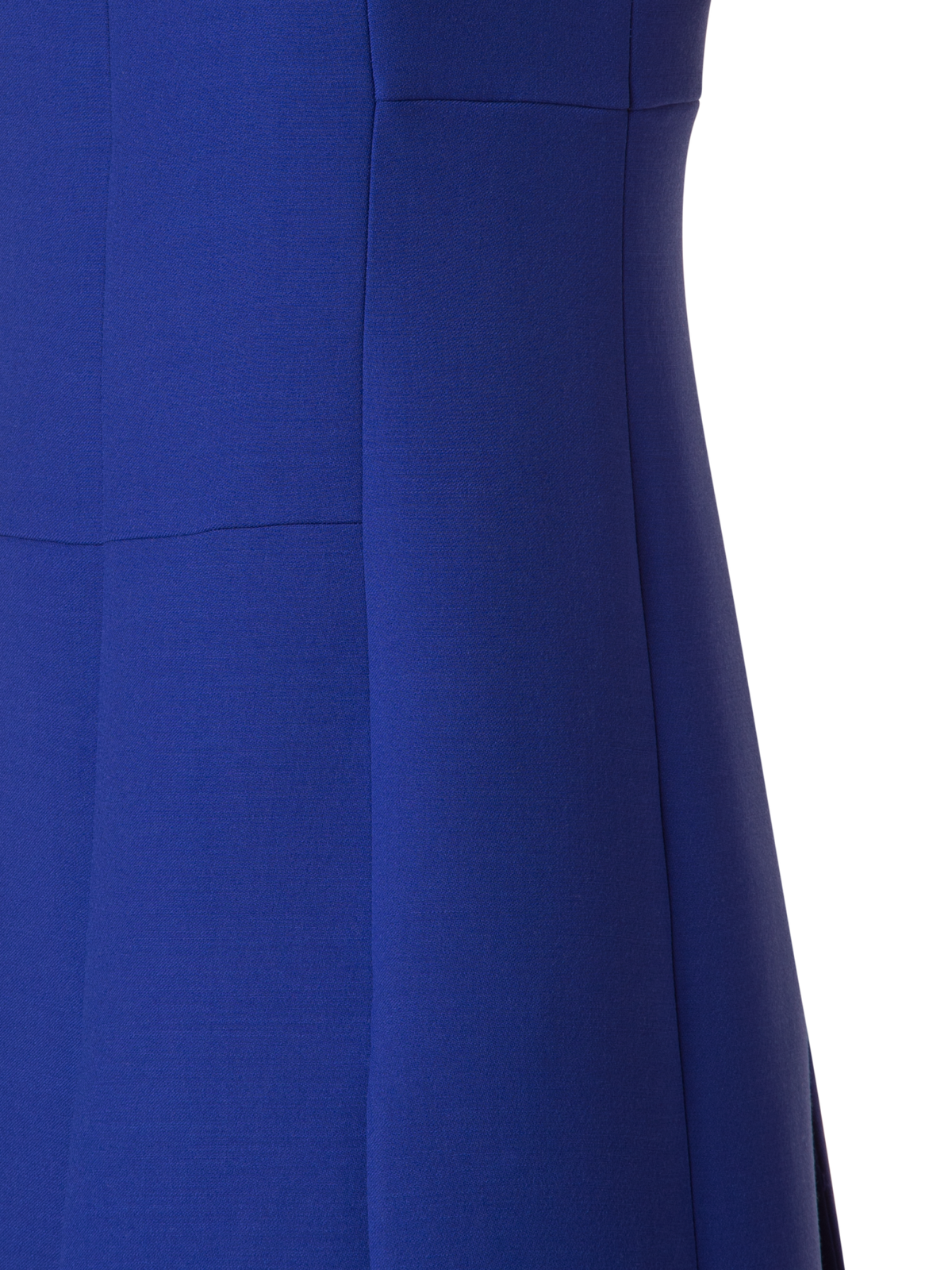 Designer Woll-Doubleface-Etuikleid mit Rock in A-Linie - Violett