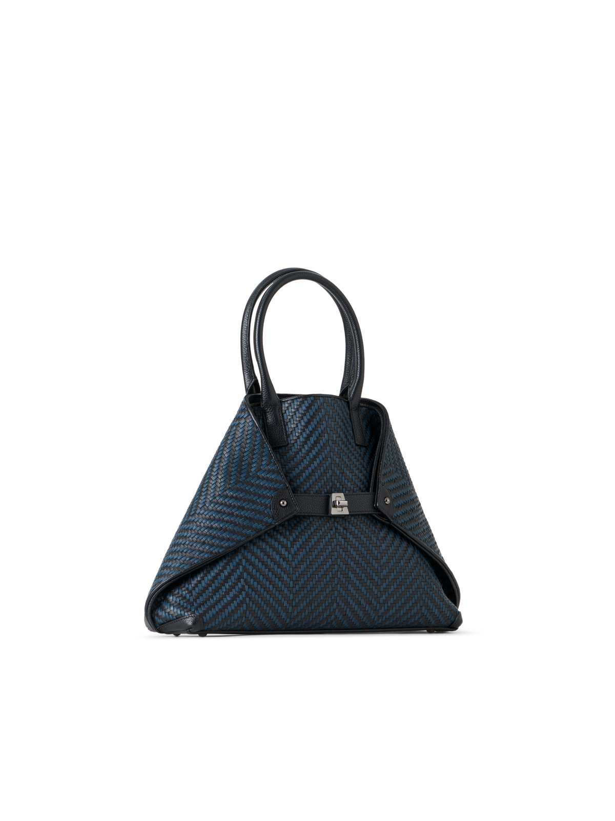 Designer Ai Small Top Handle Tote - Dunkelblau - Blau