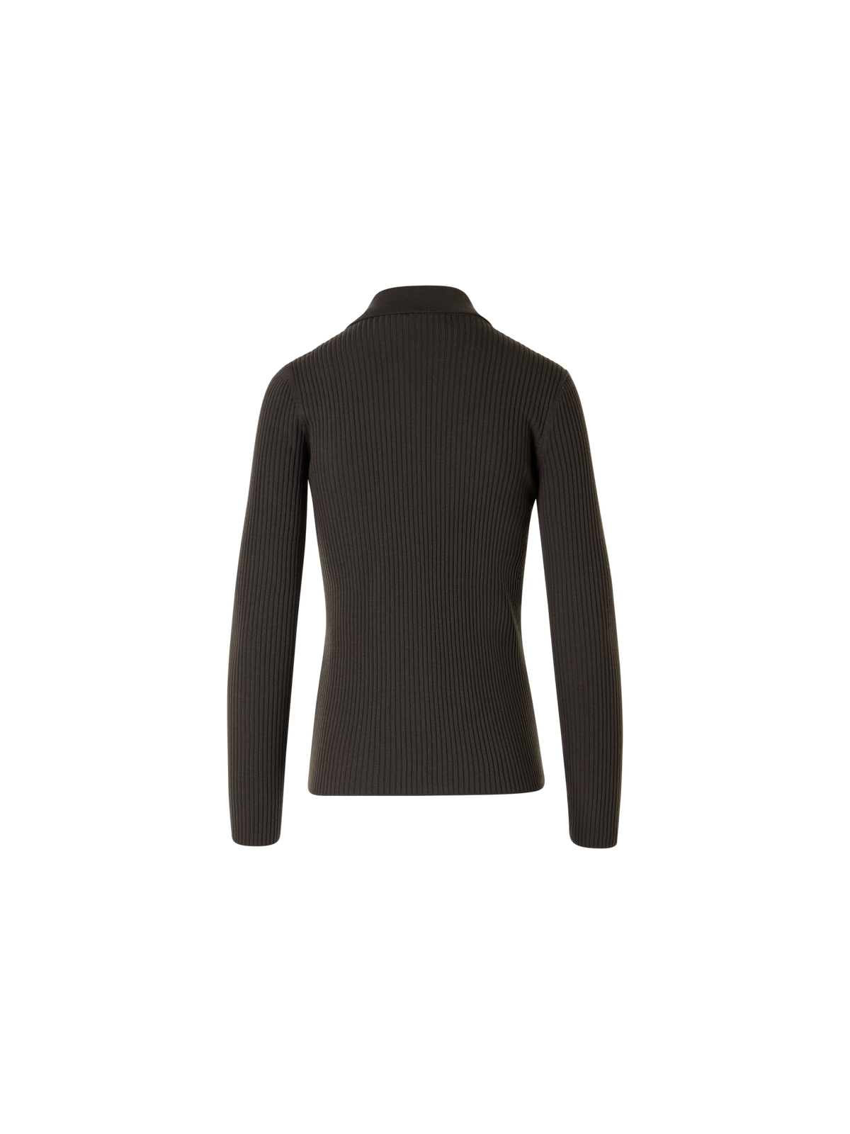 Designer Langärmeliger Strickpullover aus Merinowolle - Grün