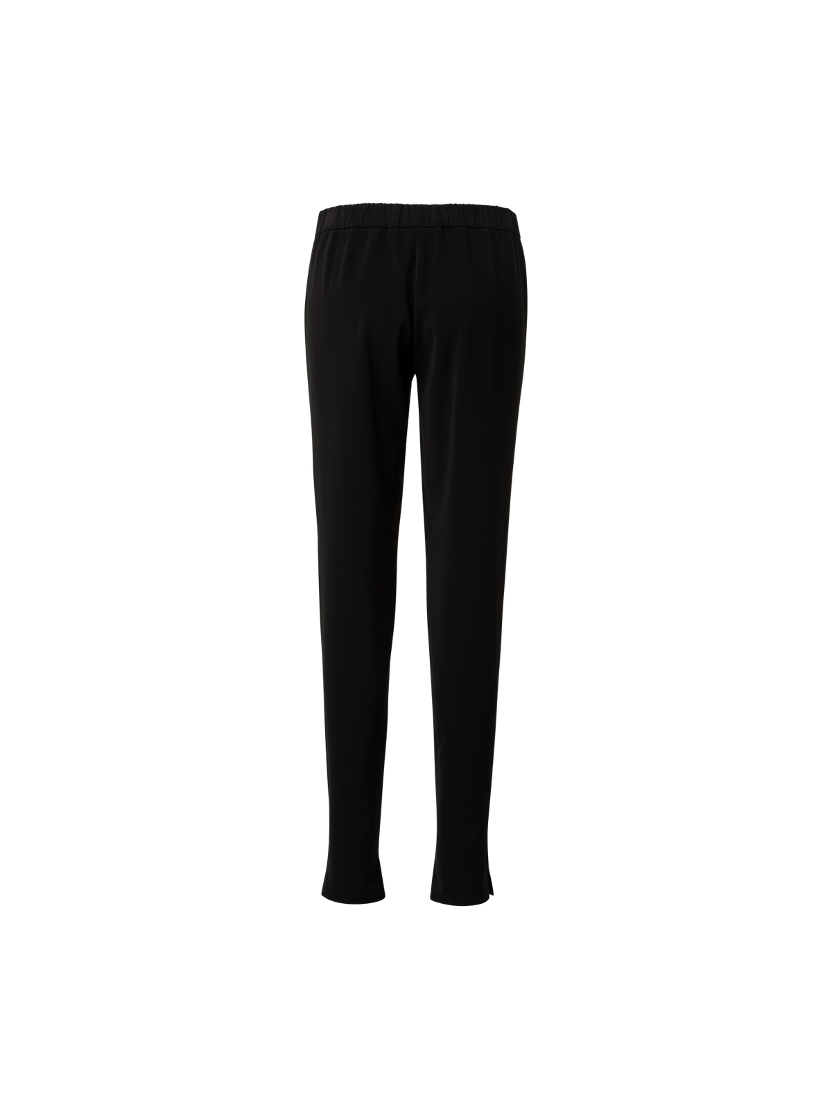 Designer Tapered Jogger-Hose aus Lasercut-Crêpe - Schwarz