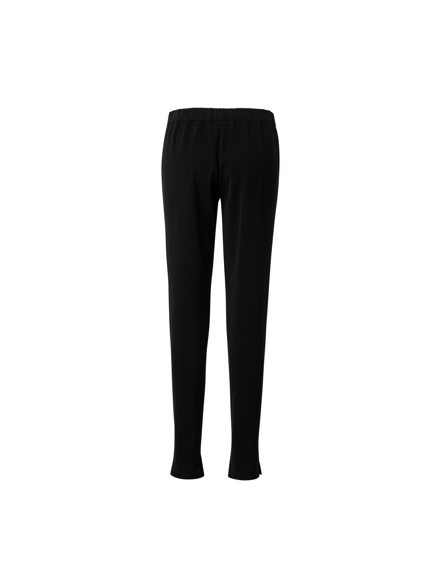 Designer Tapered Jogger-Hose aus Lasercut-Crêpe - Schwarz