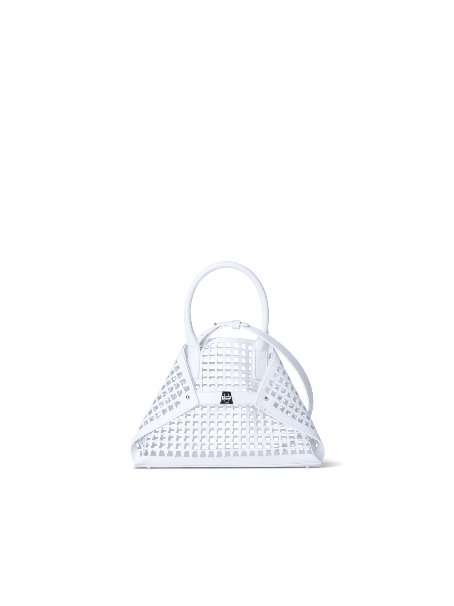 Designer Ai Little Top Handle Tote - Weiss