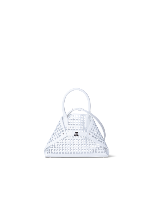 Designer Ai Little Top Handle Tote - Weiss