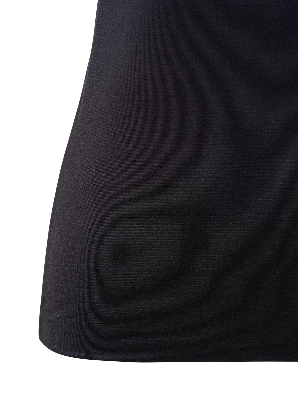 Designer Shirt mit 3/4 Arm aus Seiden-Jersey - Schwarz