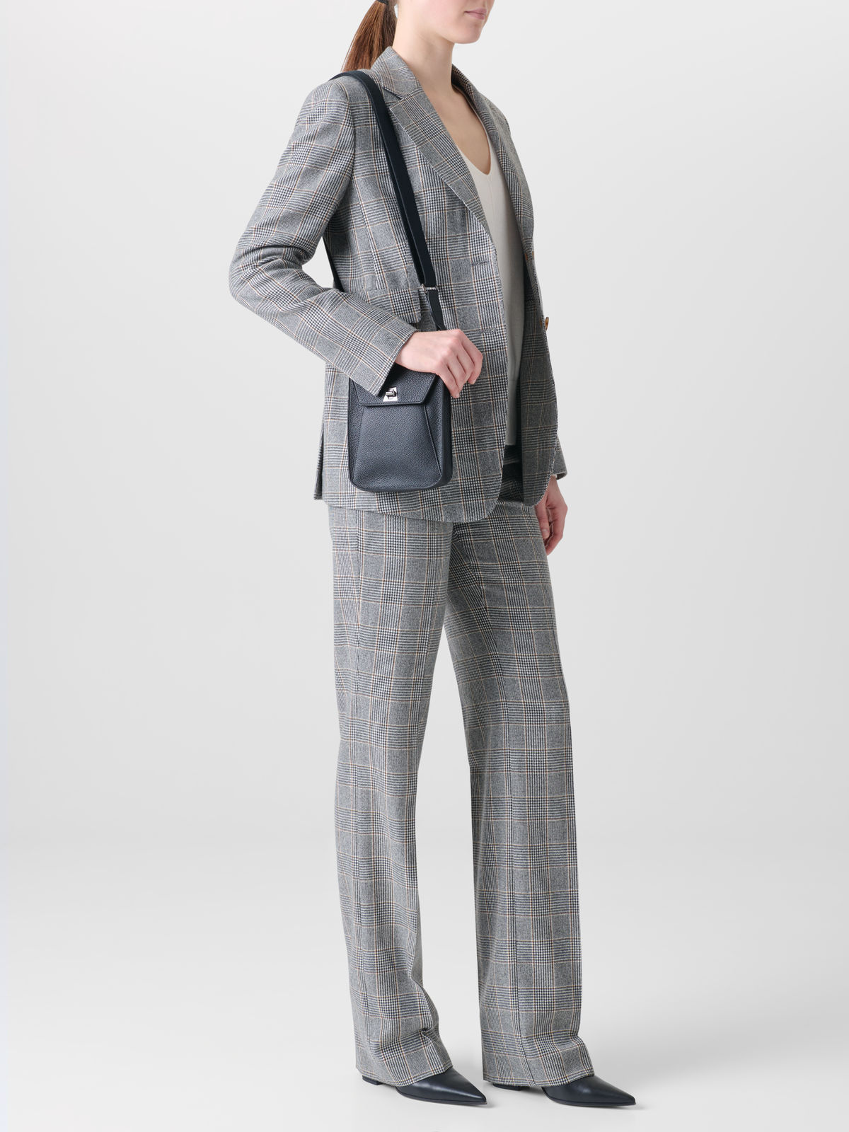 Designer Anouk Mini Messenger Bag - Schwarz #editorial