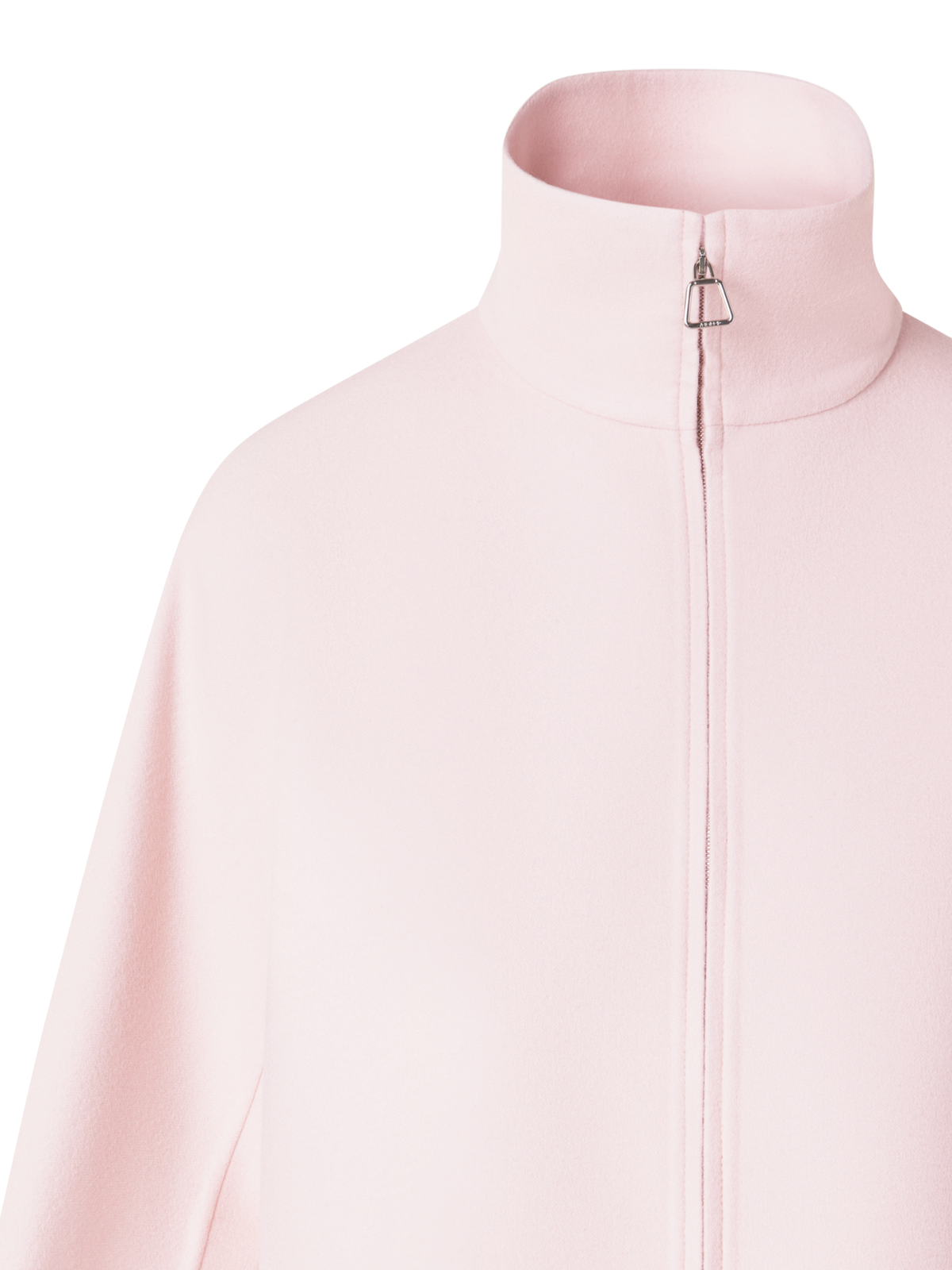 Designer Jacke mit Kimono-Ärmeln aus Woll-Doubleface - Rosa