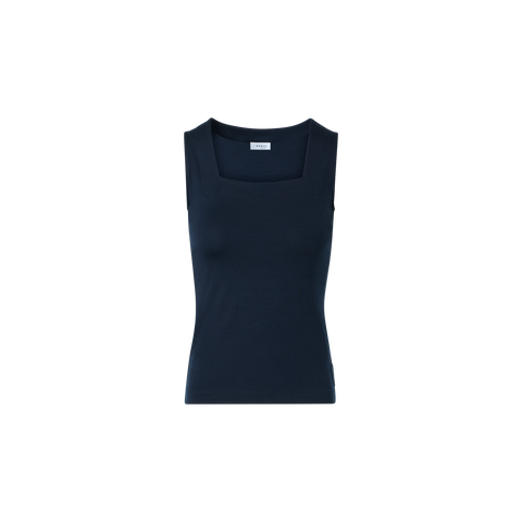 Fitted Modal Stretch Top with Square Neck