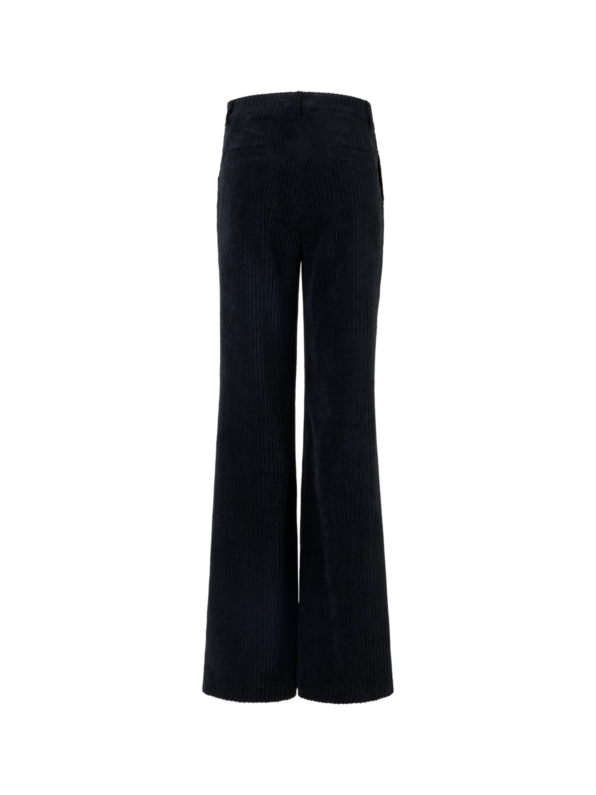 Designer Bootcut Hose aus gewaschenem Techno-Cord - Dunkelblau