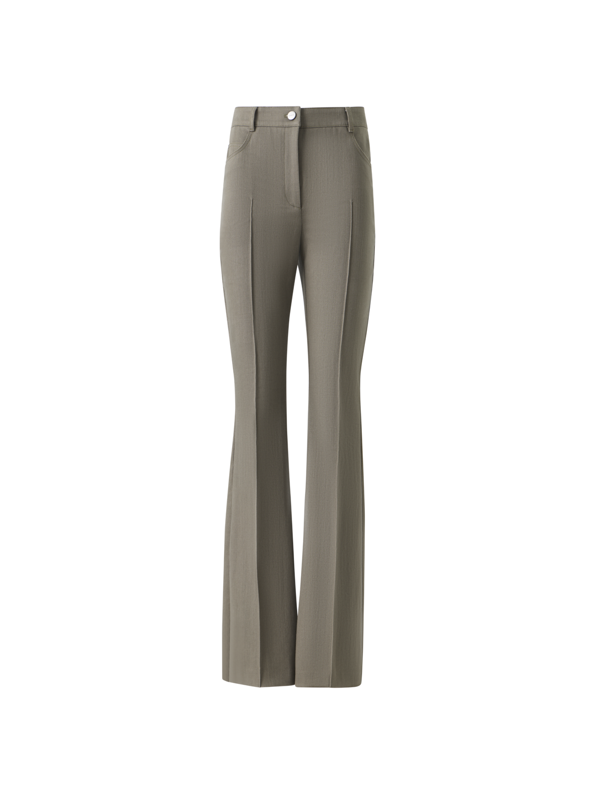 Designer Farid Bootcut-Hose aus Baumwolldenim - Beige