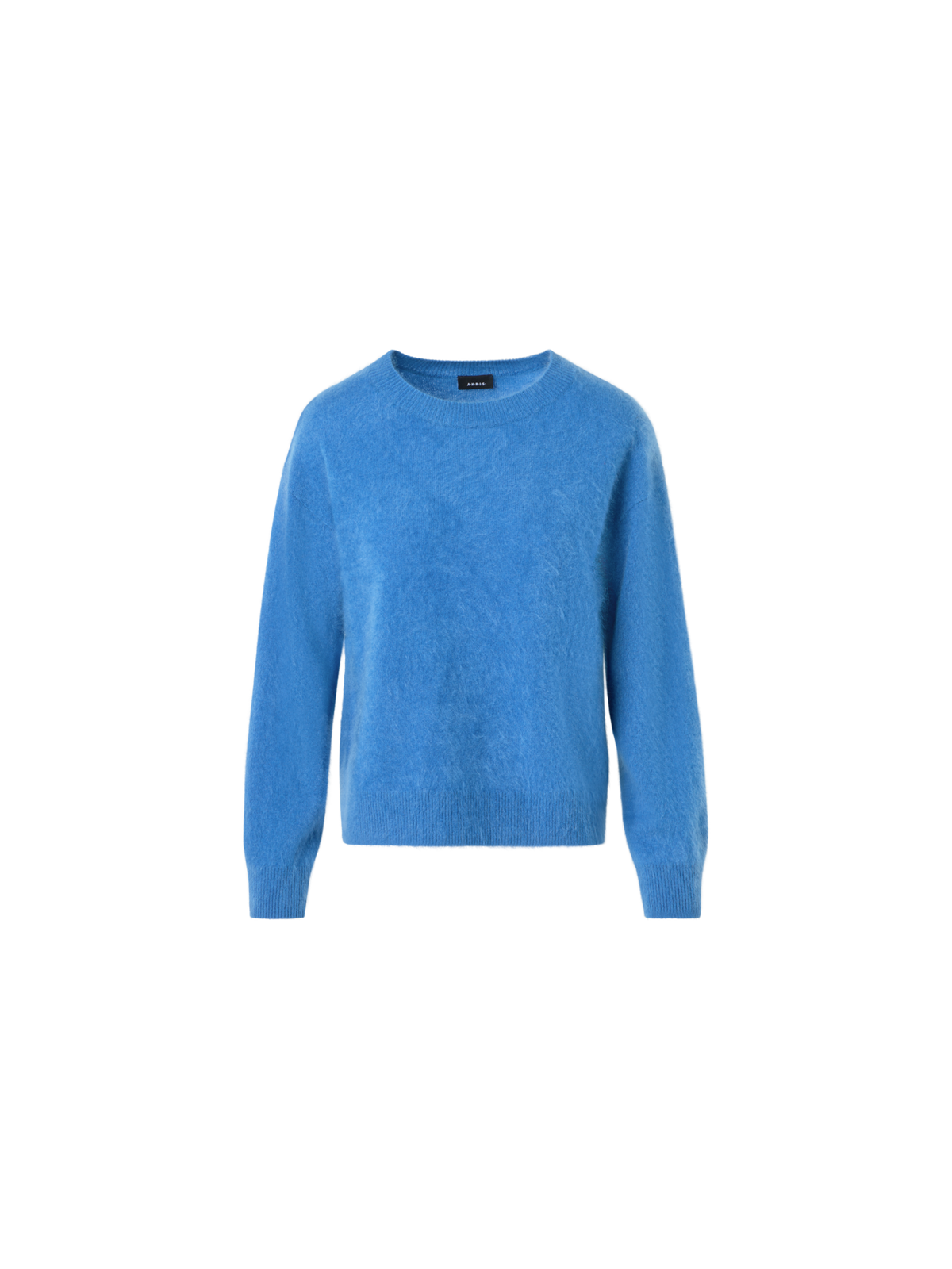 Designer Wolken-Kaschmir-Strickpullover - Blau