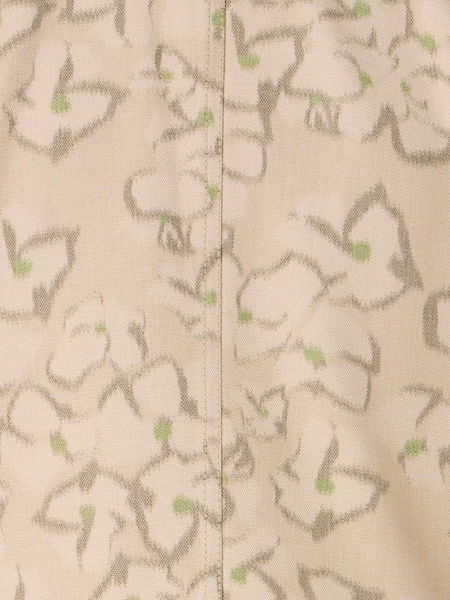 Designer Boxy-Jacke mit Ikat Flower Print - Beige