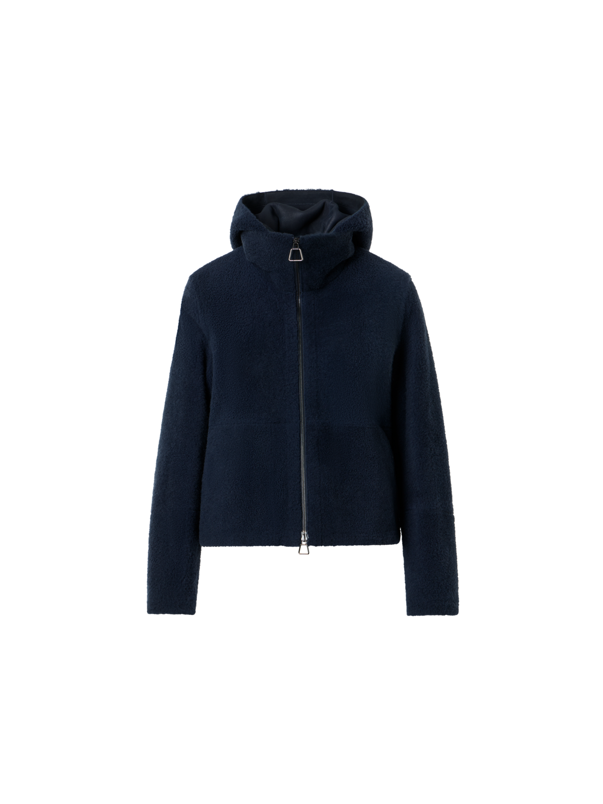 Designer Dino Shearling Jacke - Schwarz