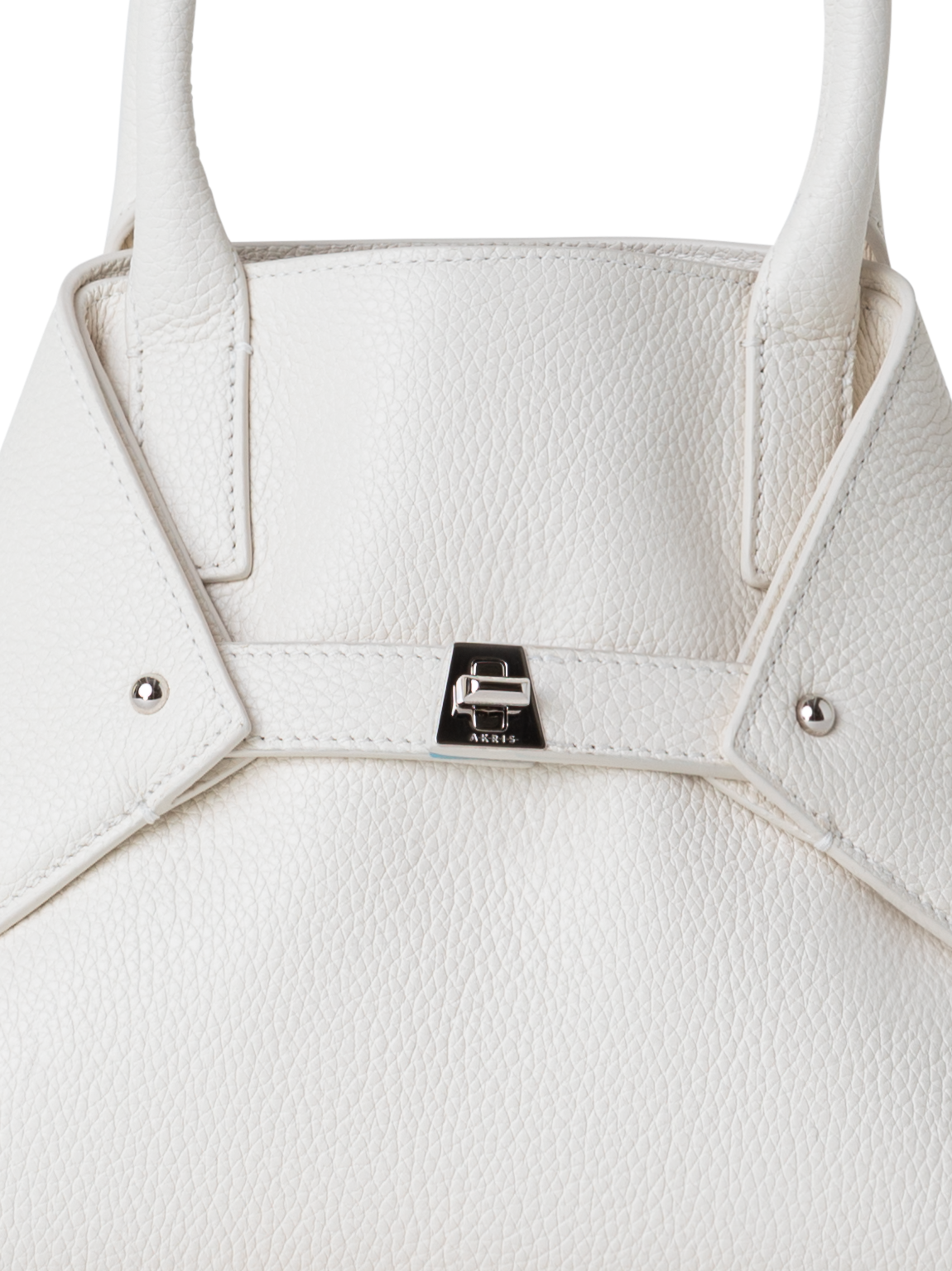 Designer Ai Little Top Handle Tote - Weiss