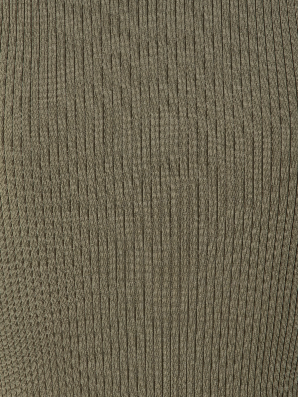 Designer Strick-Tank-Top aus gerippter Baumwolle - Grün